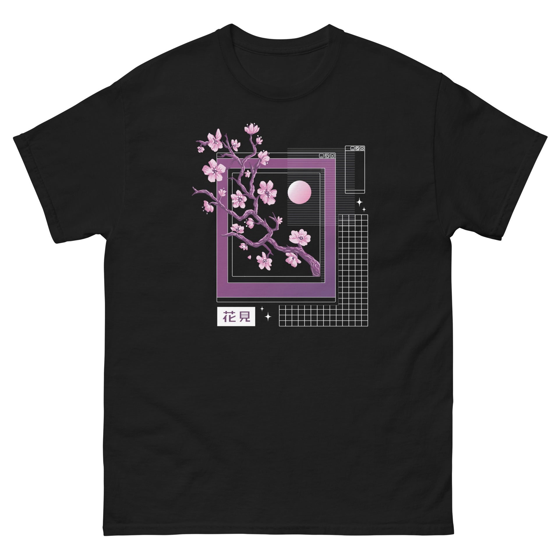 Vaporwave Sakura Blossom Men's T-Shirt