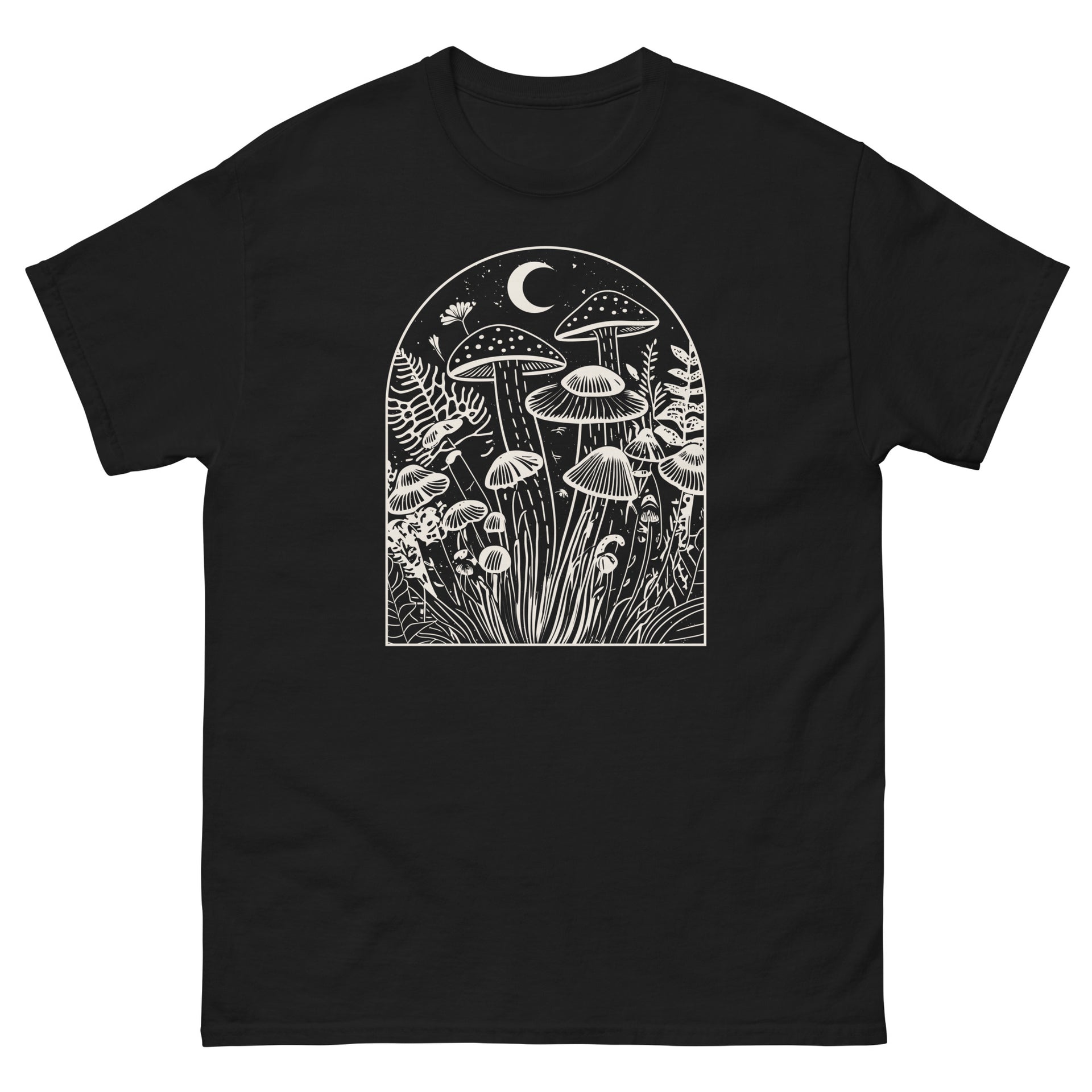 Mushroom Forest Moon Men's T-Shirt
