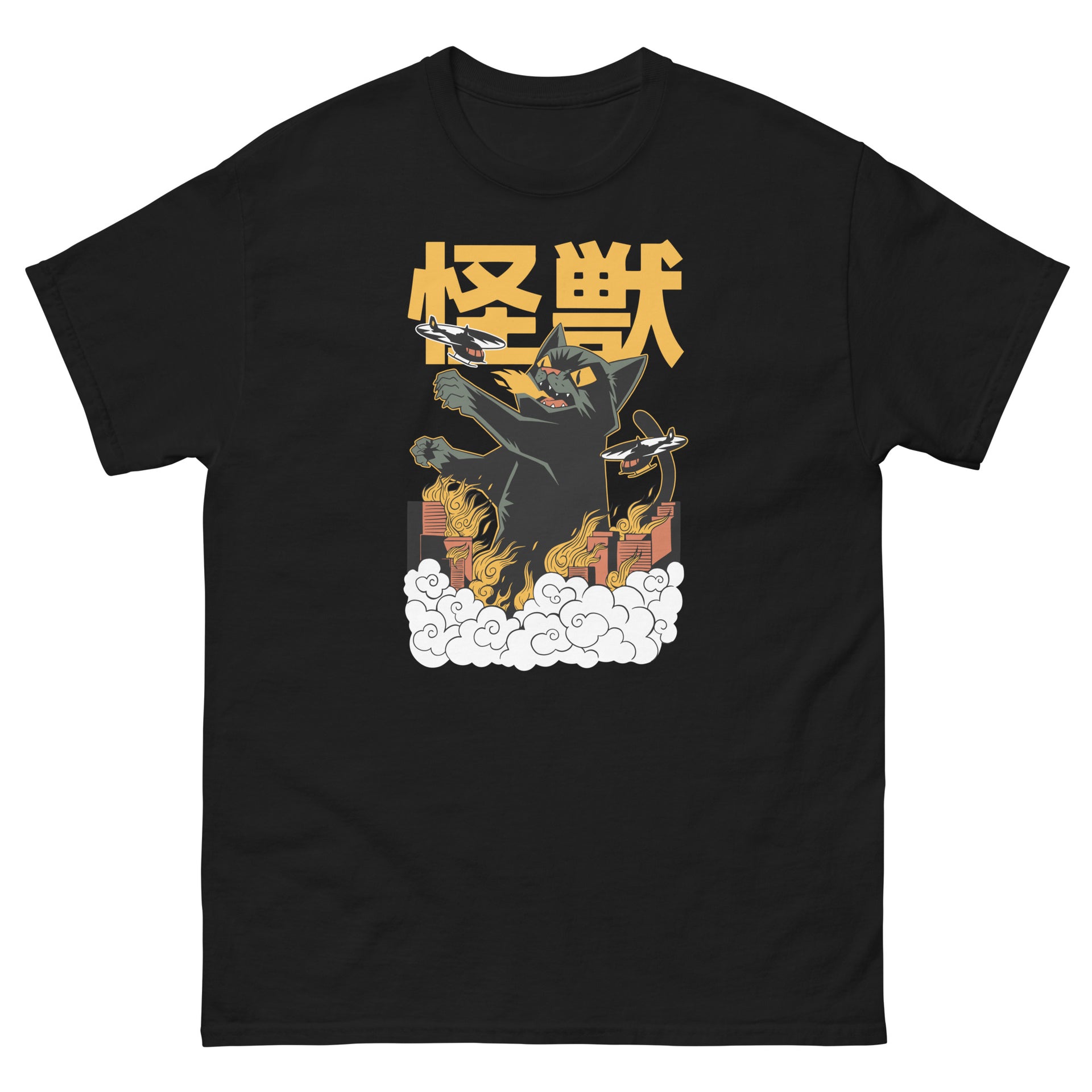 Kaiju Anime Cat Men's T-Shirt
