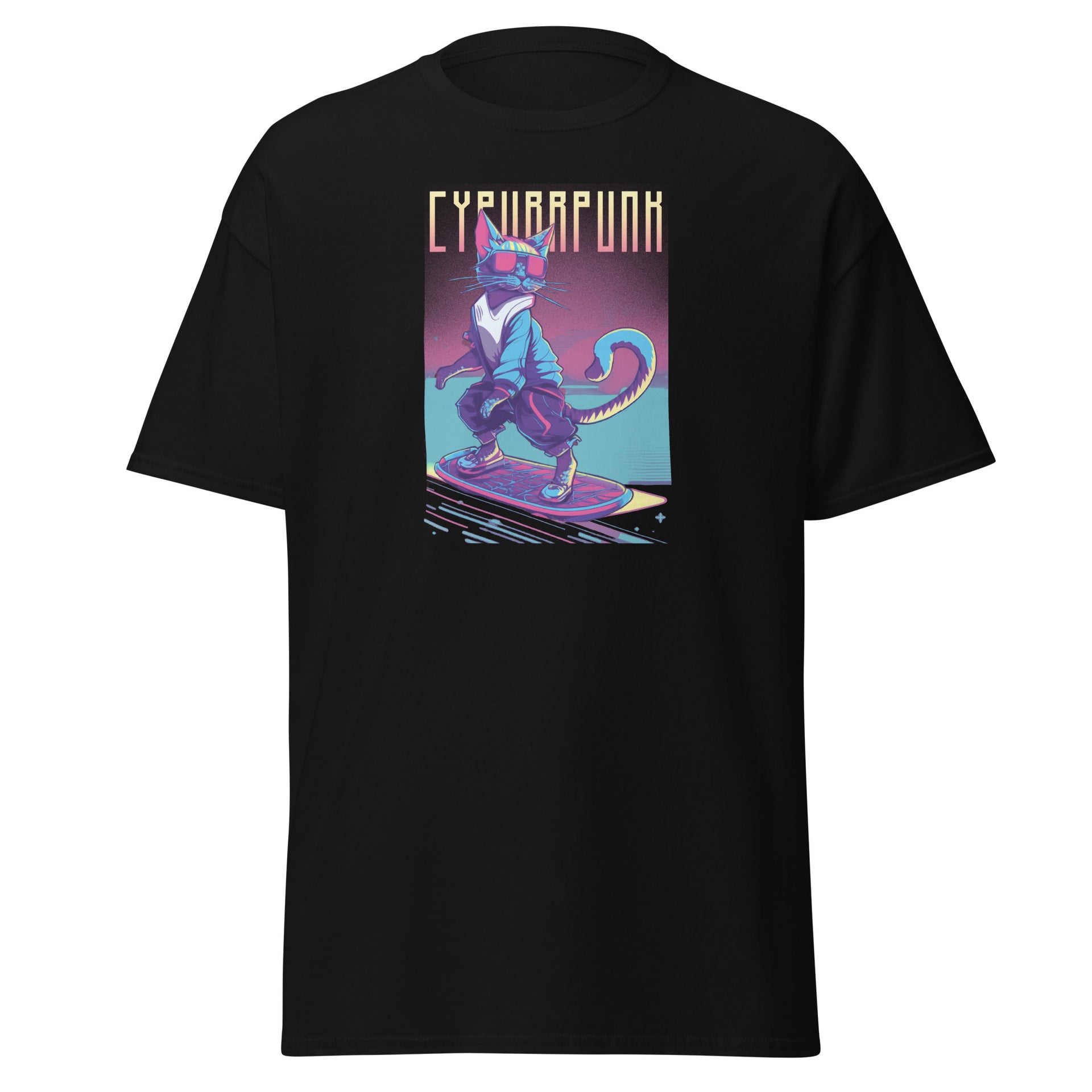 Cypurrpunk Men's T-Shirt