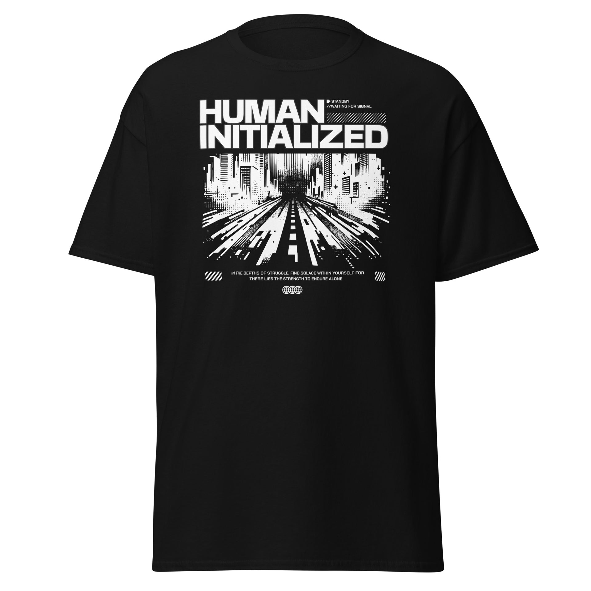 Human Initialized Men's T-Shirt