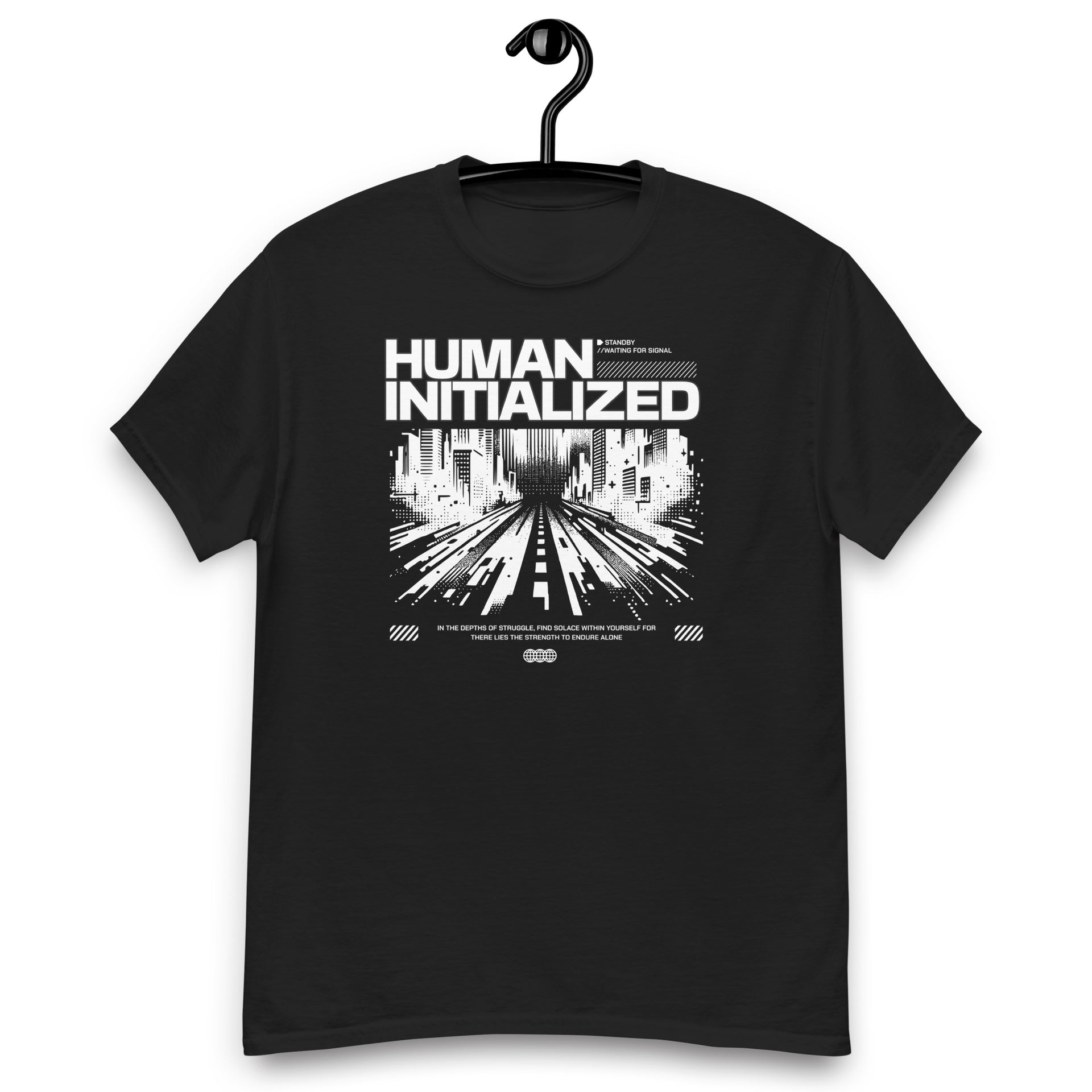 Human Initialized Men's T-Shirt