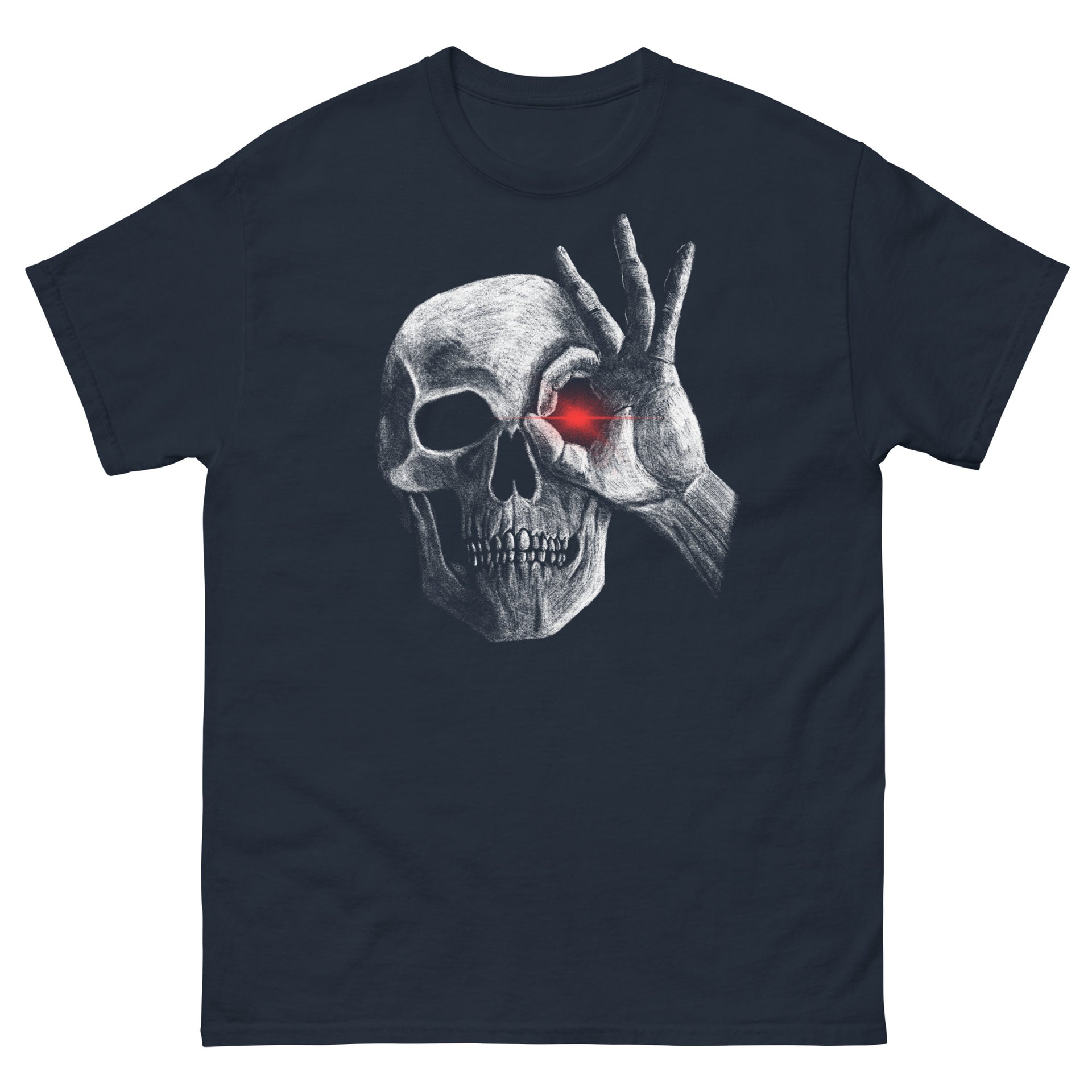 Skeleton With Glowing Eye Men's T-Shirt