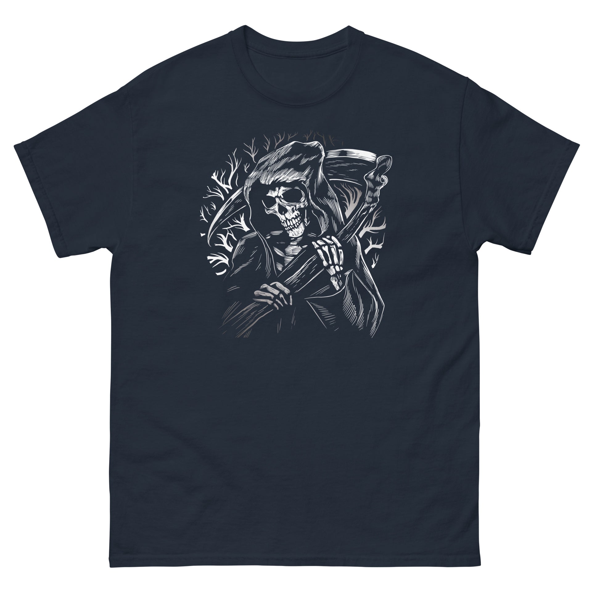 Skeleton With Scythe Men's T-Shirt