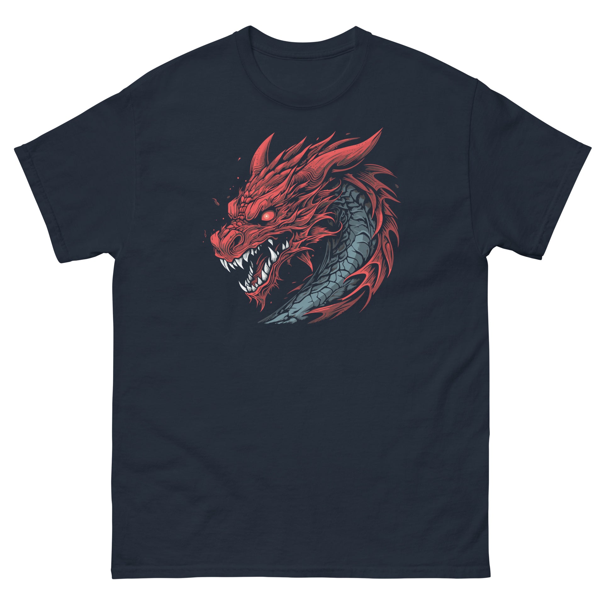 Fierce Red Dragon Men's T-Shirt