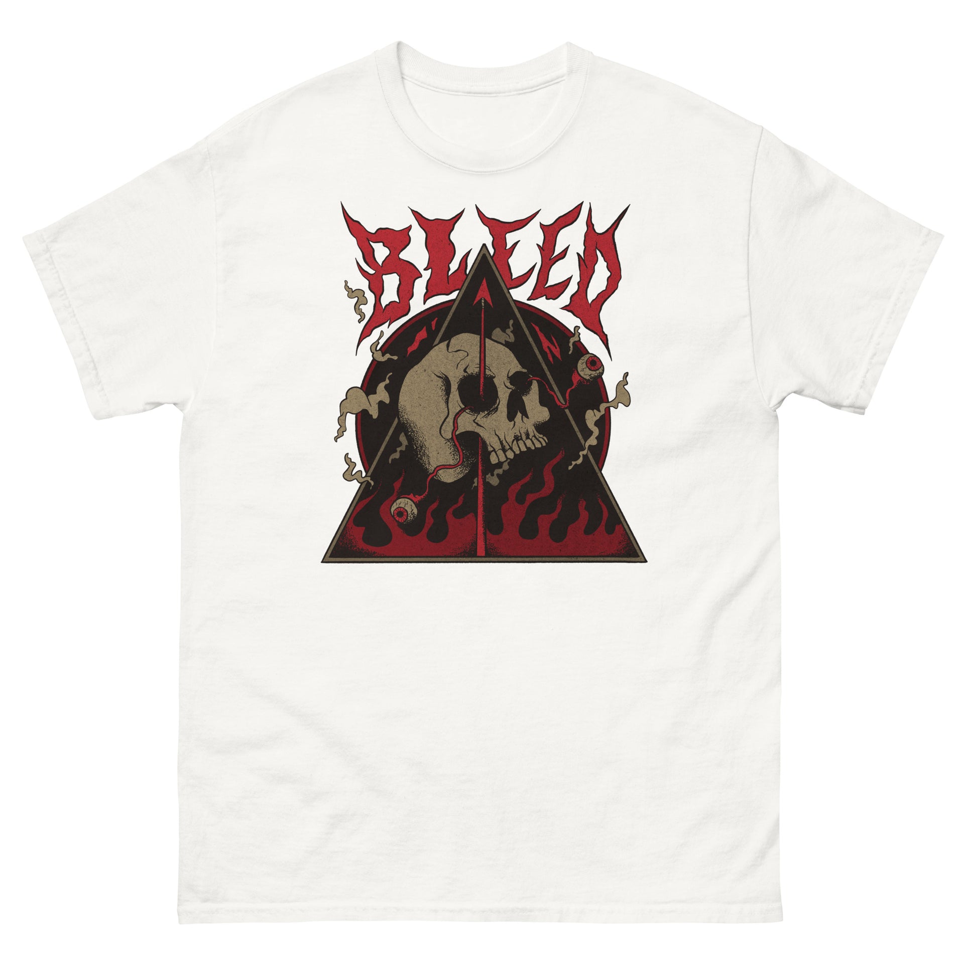 Skeleton In Hell Men's T-Shirt
