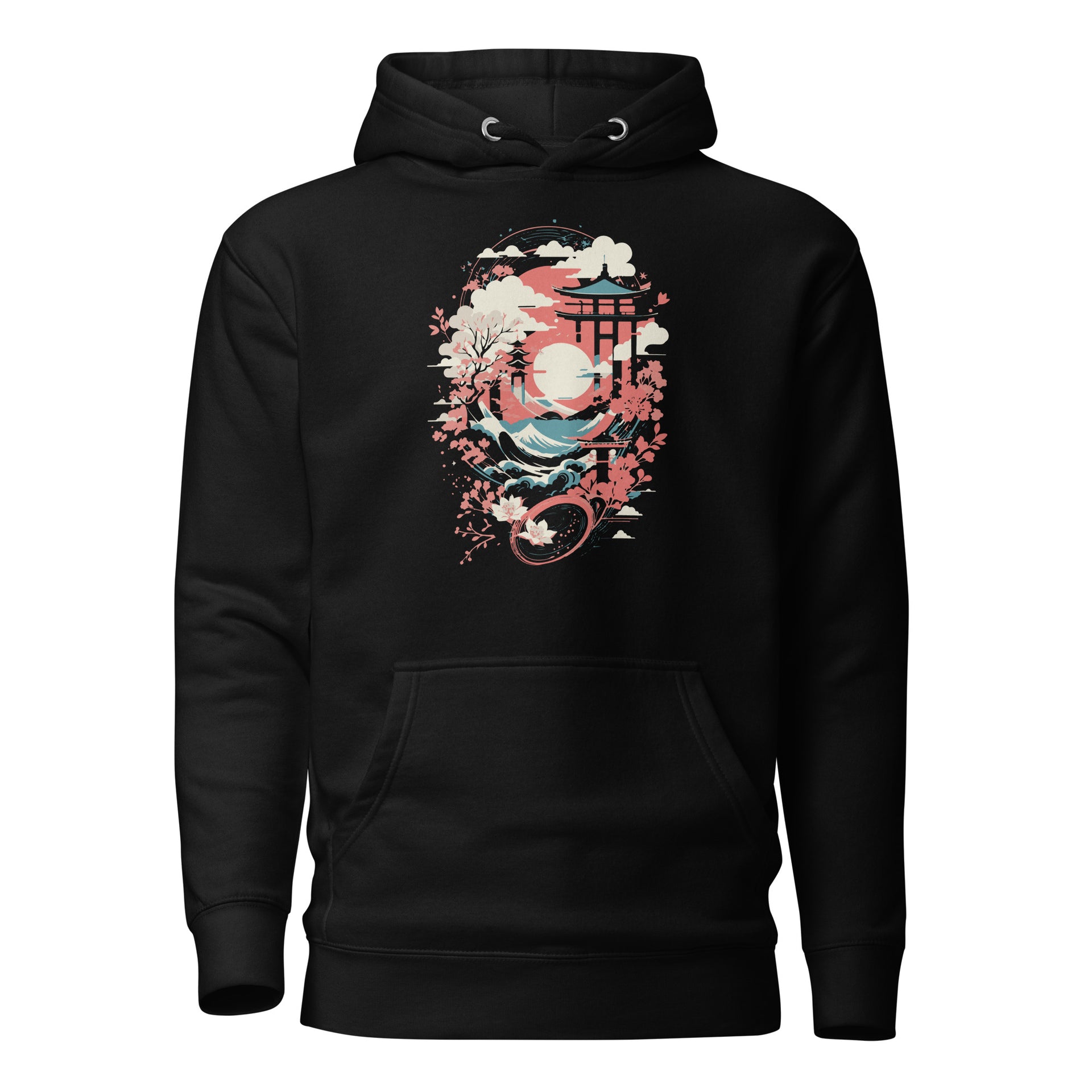 Traditional Japanese Temple Unisex Hoodie
