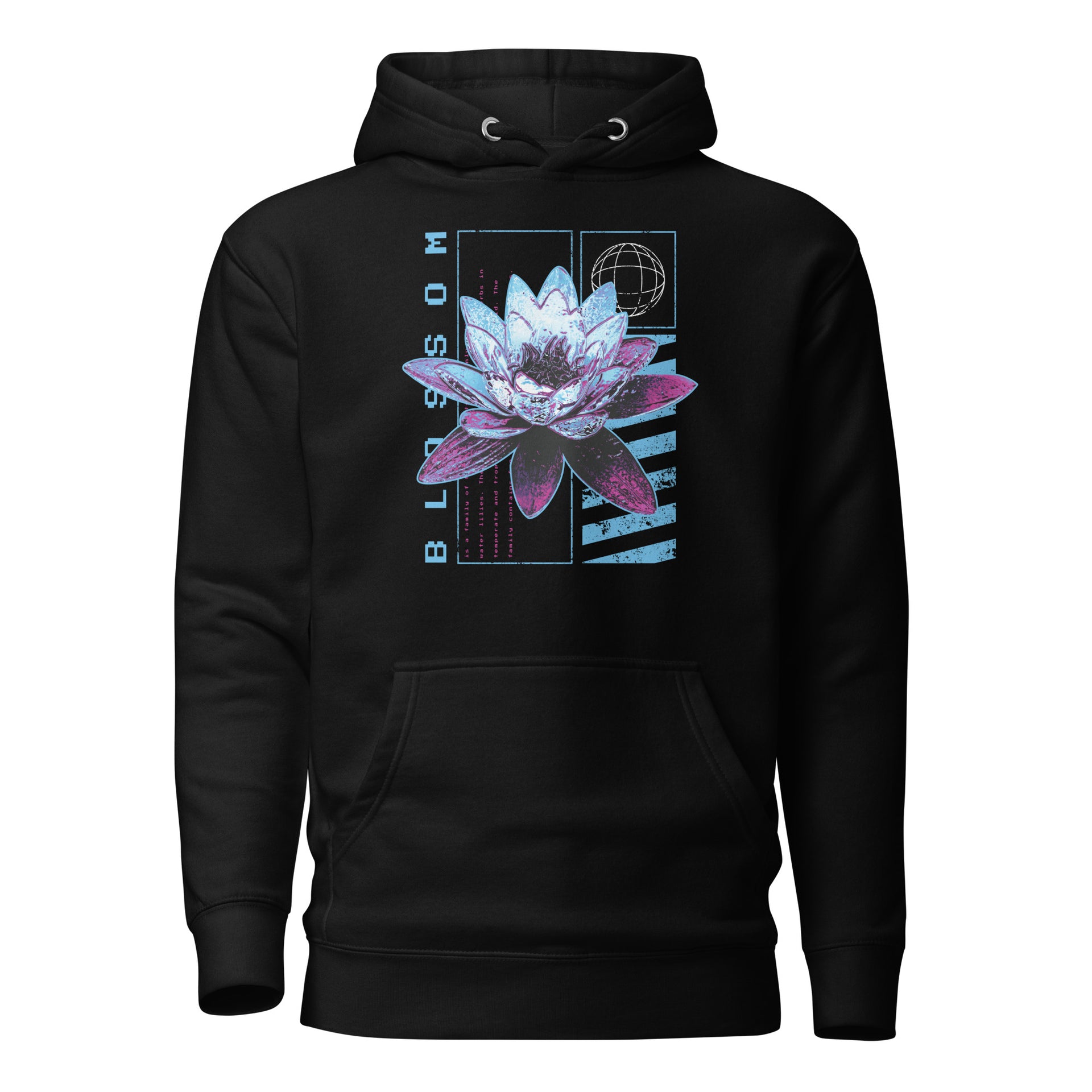 Metallic Lotus Flower Unisex Hoodie