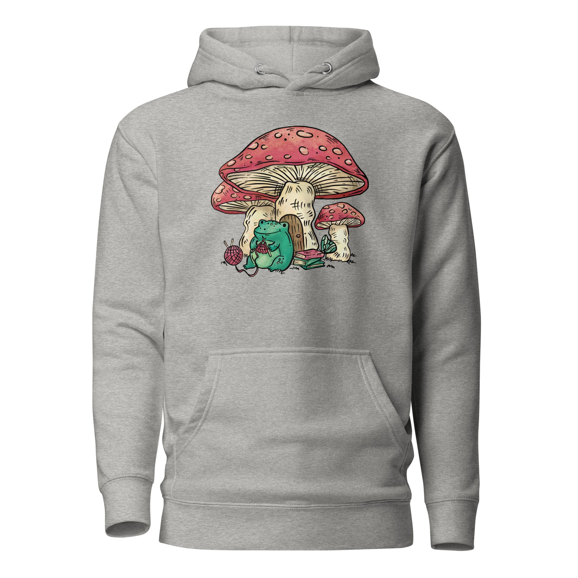 Frog with Mushroom Unisex Hoodie