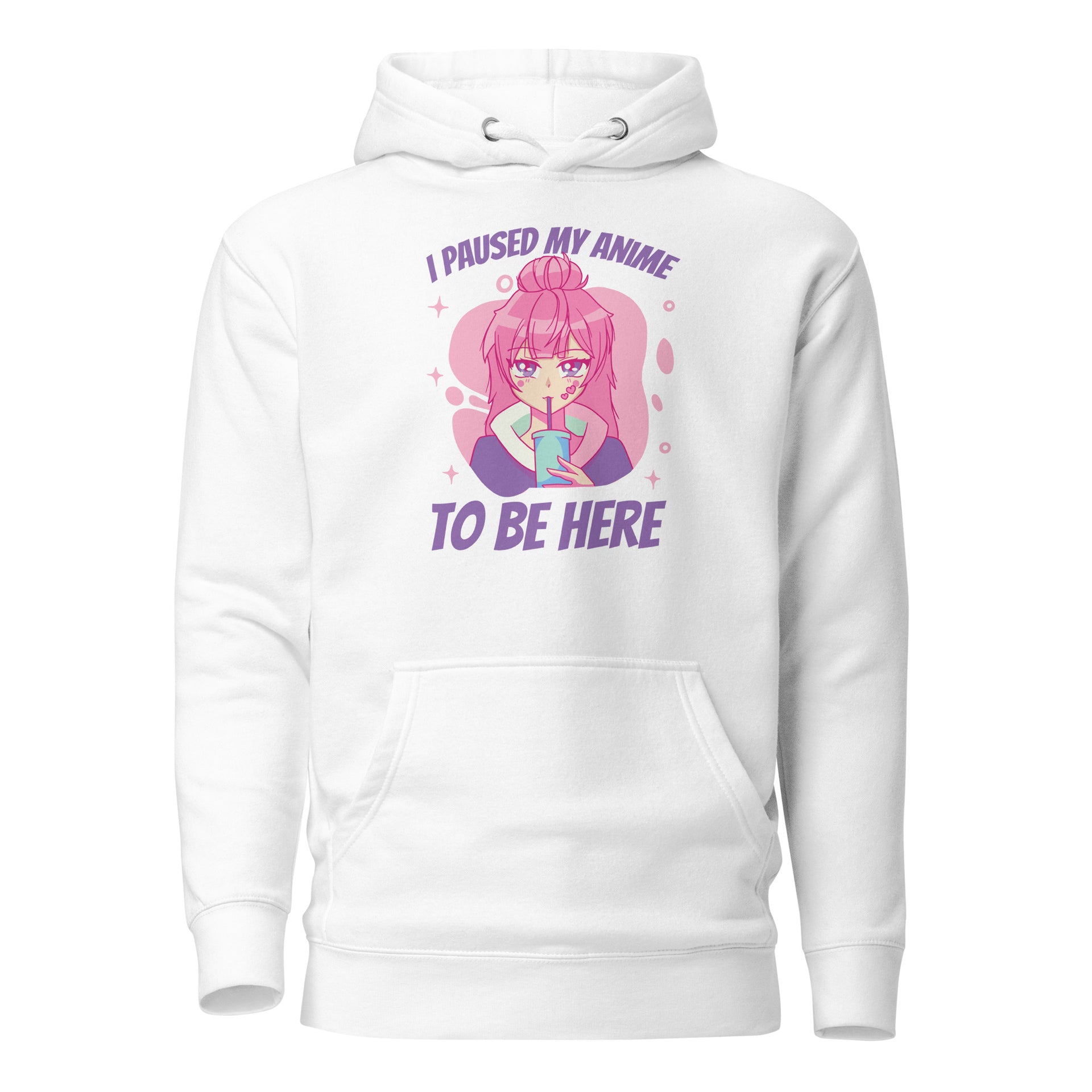 I Paused My Anime To Be Here Unisex Hoodie