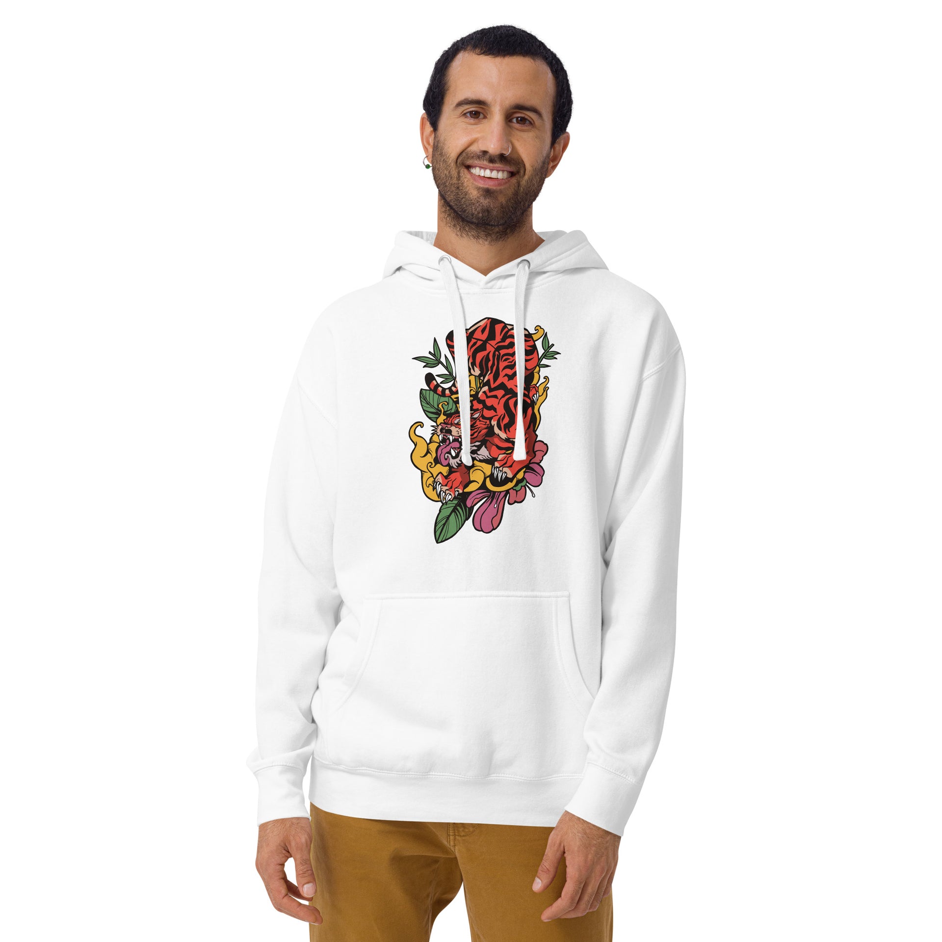Traditional Japanese Tiger Unisex Hoodie