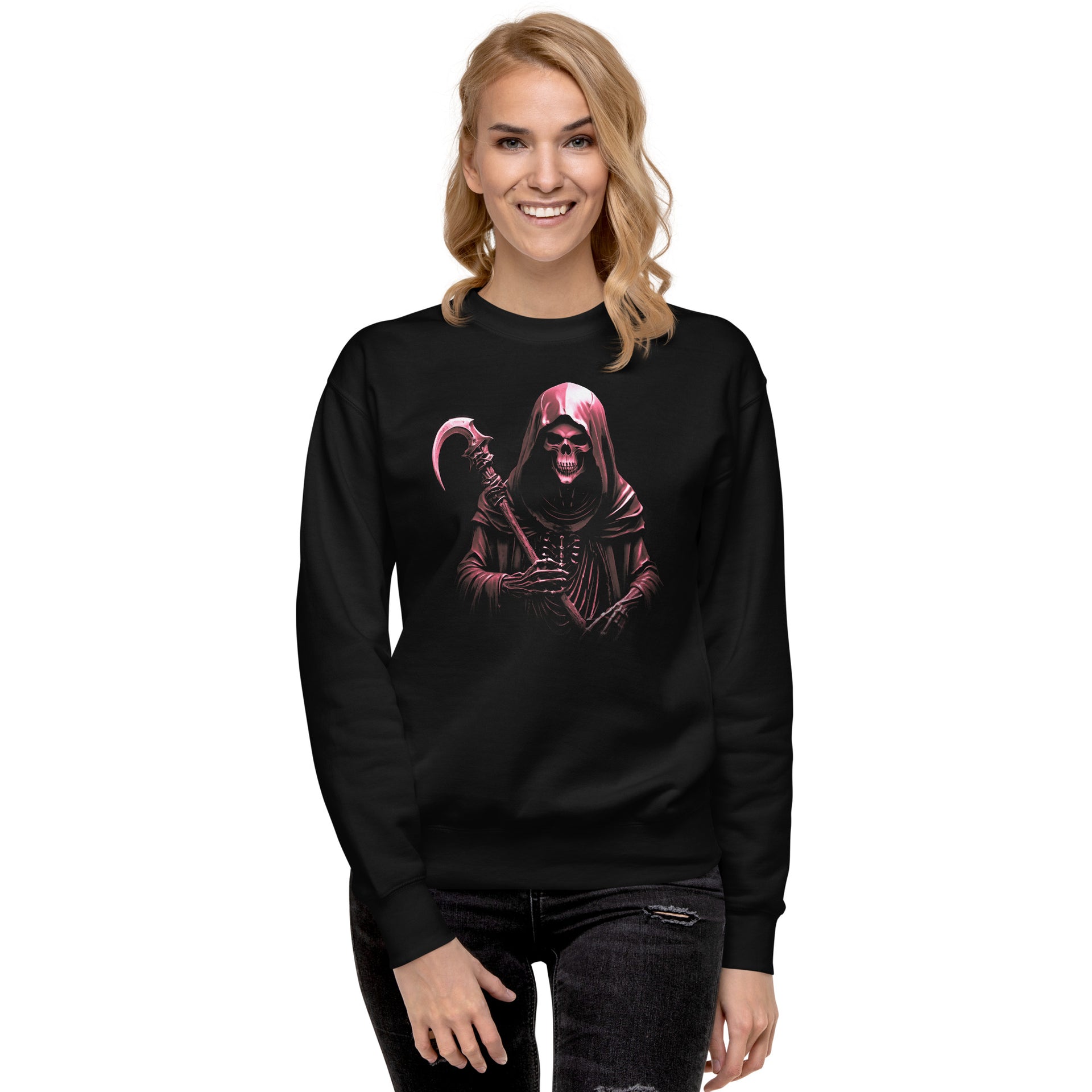 Enigmatic Grim Reaper Unisex Sweatshirt