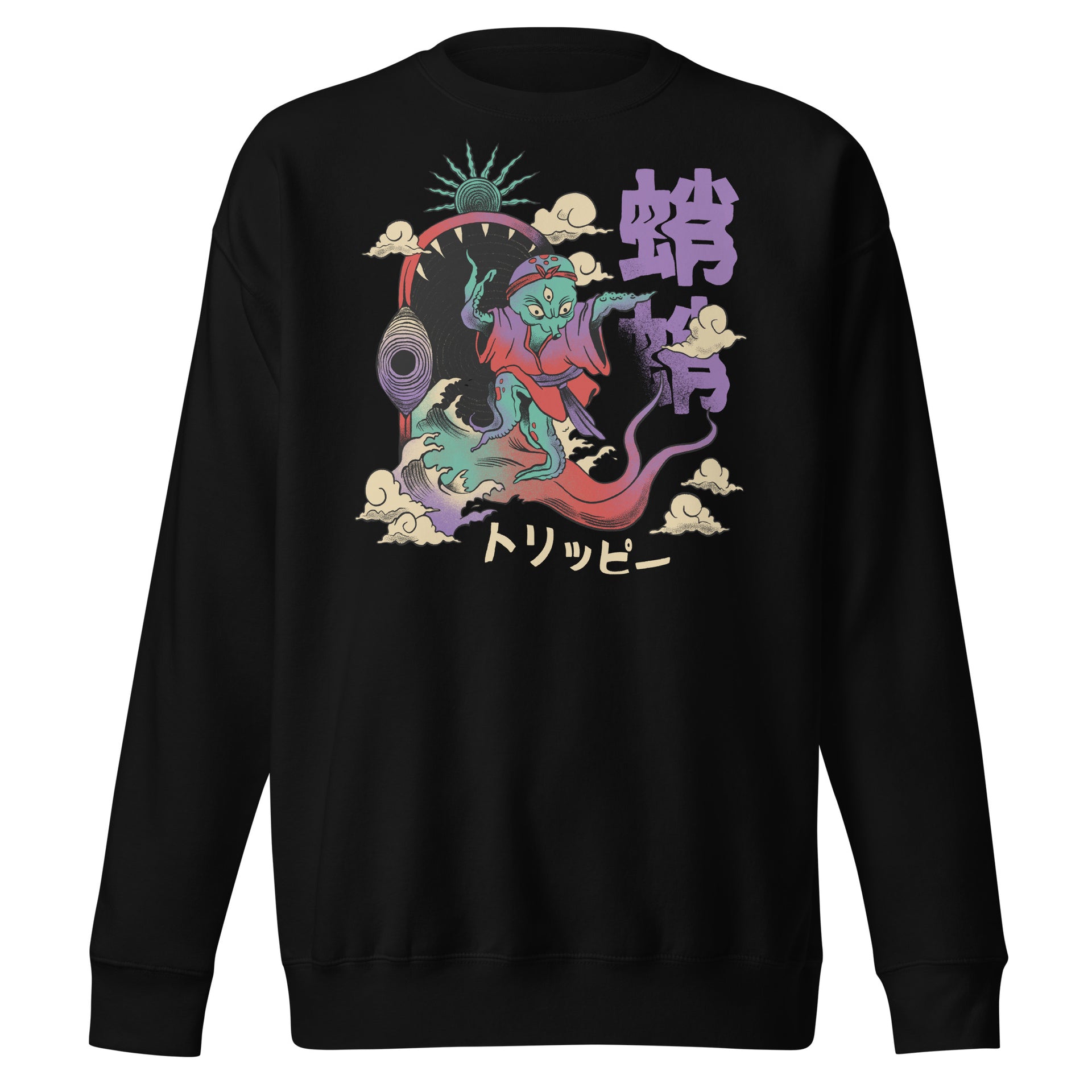 Japanese Psychedelic Octopus Unisex Sweatshirt