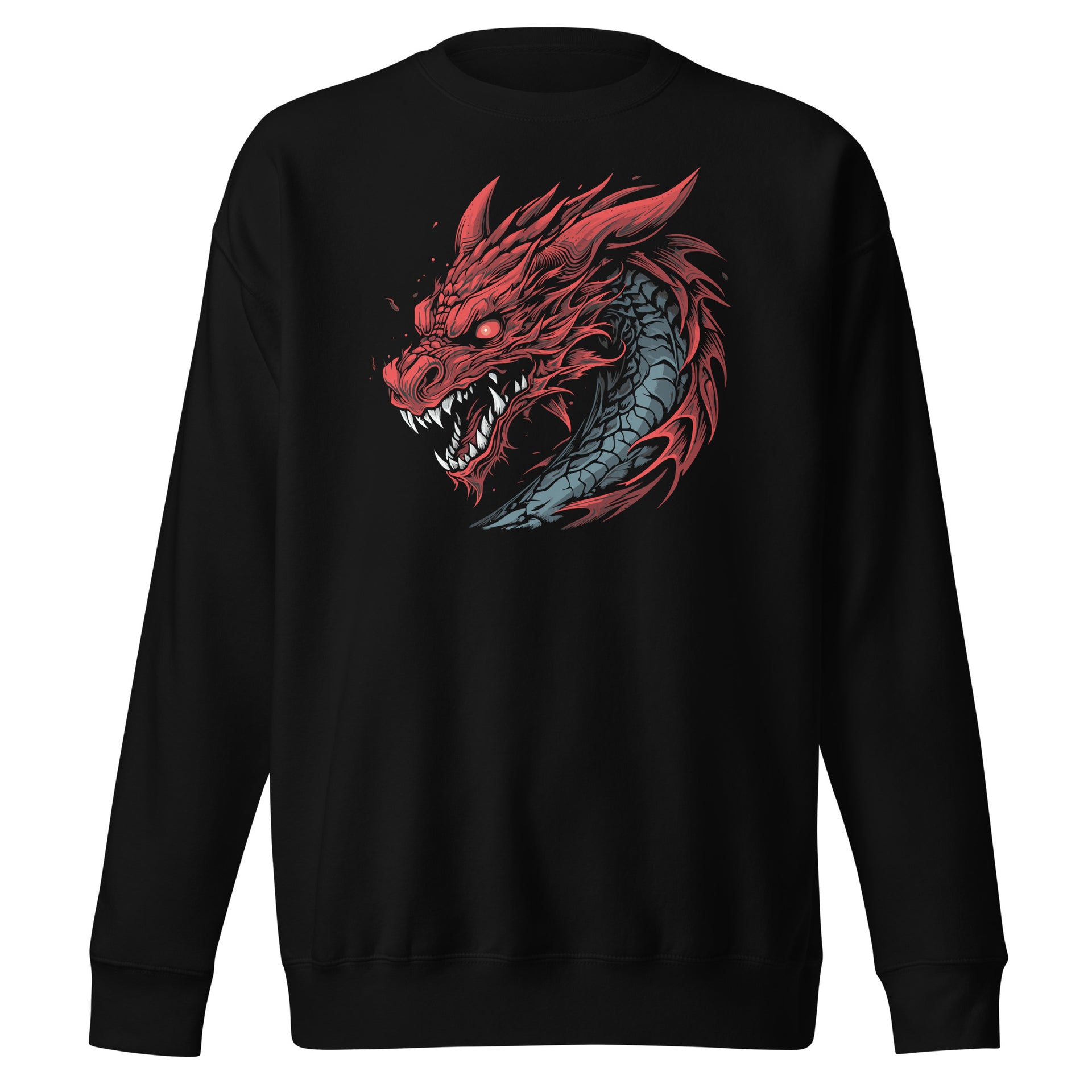 Fierce Red Dragon Unisex Sweatshirt