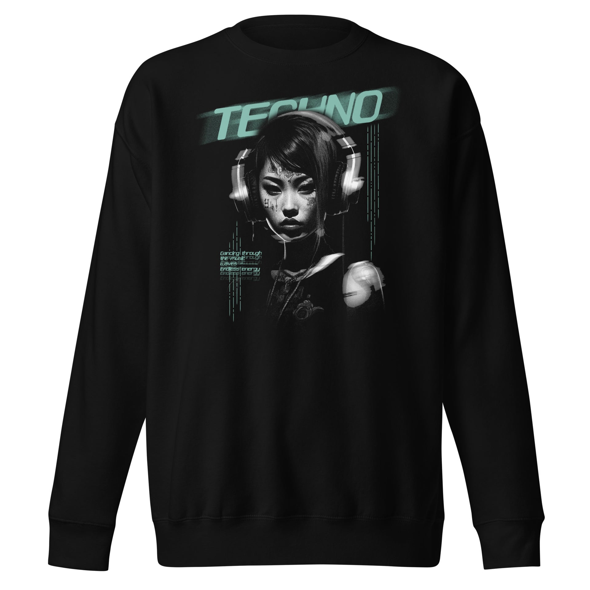 Futuristic Techno Unisex Sweatshirt