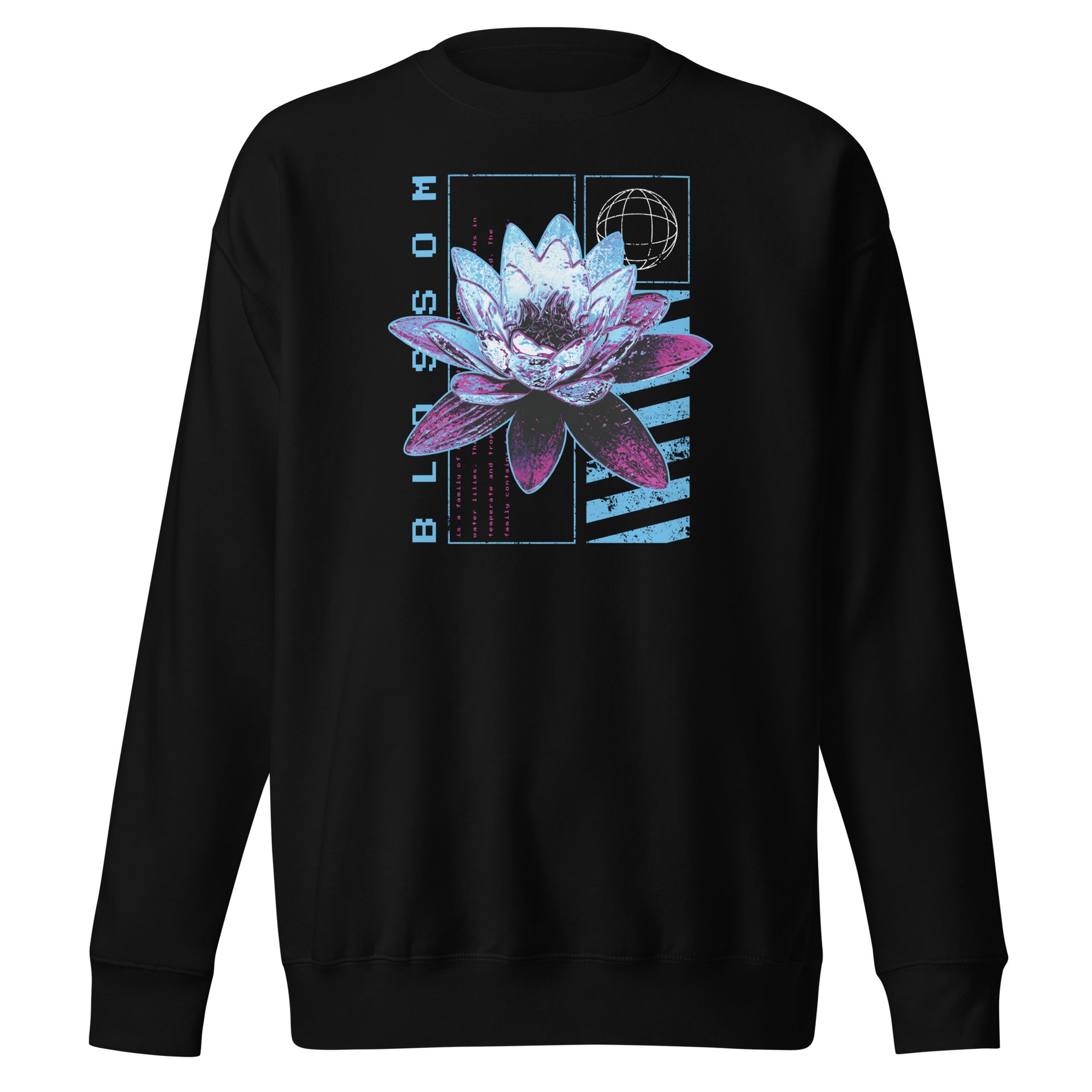 Metallic Lotus Flower Unisex Sweatshirt