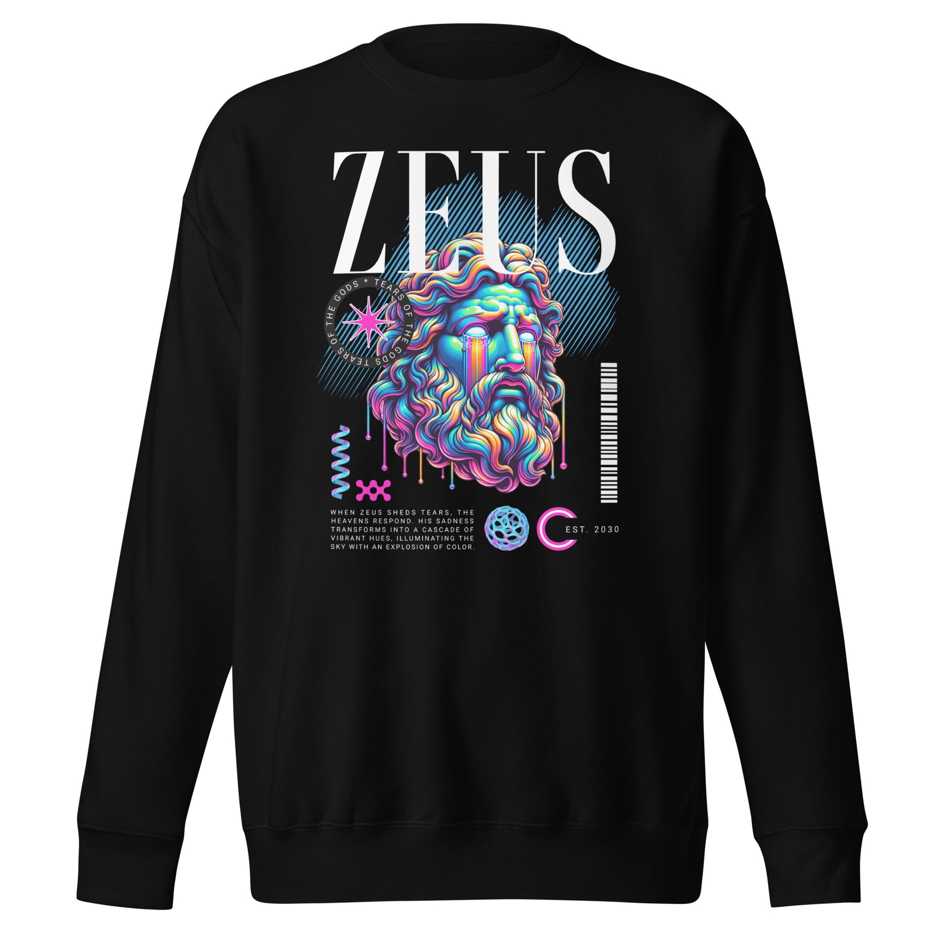 Psychedelic Zeus Unisex Sweatshirt