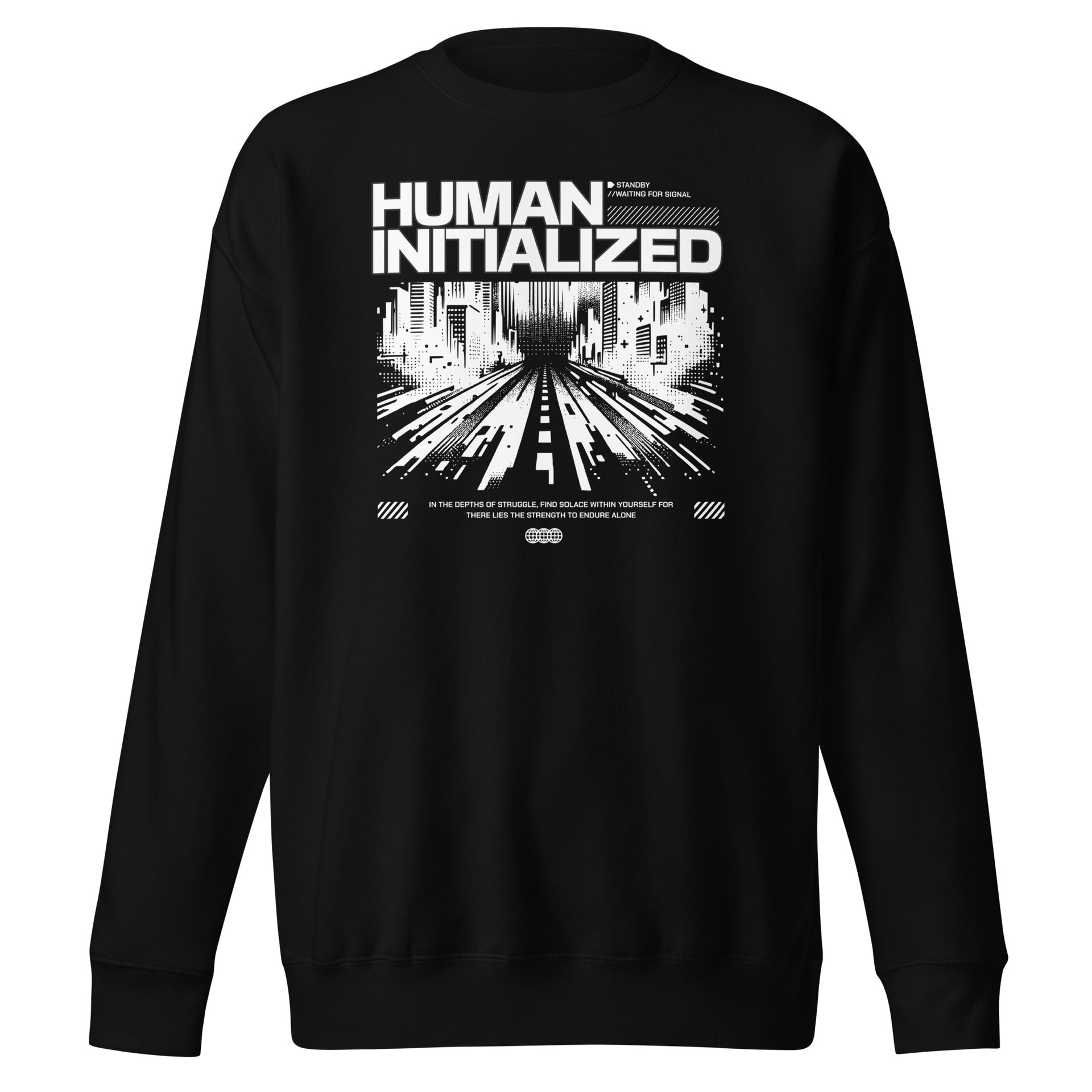 Human Initialized Unisex Sweatshirt