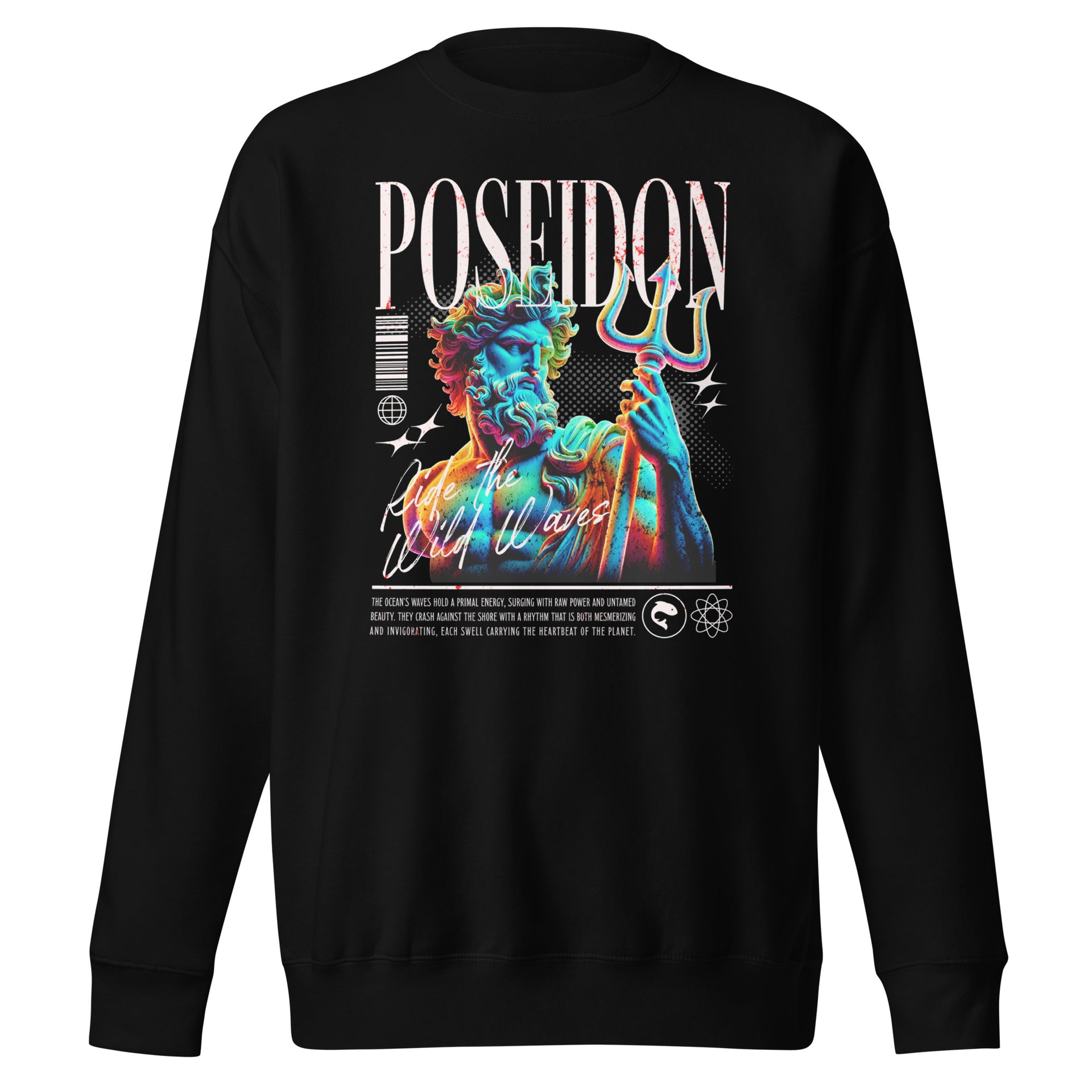 Vintage Poseidon Unisex Sweatshirt