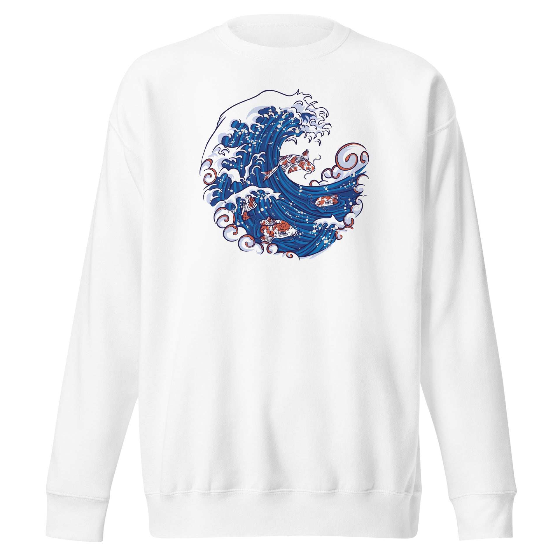 Ocean Wave With Koi Unisex Sweatshirt