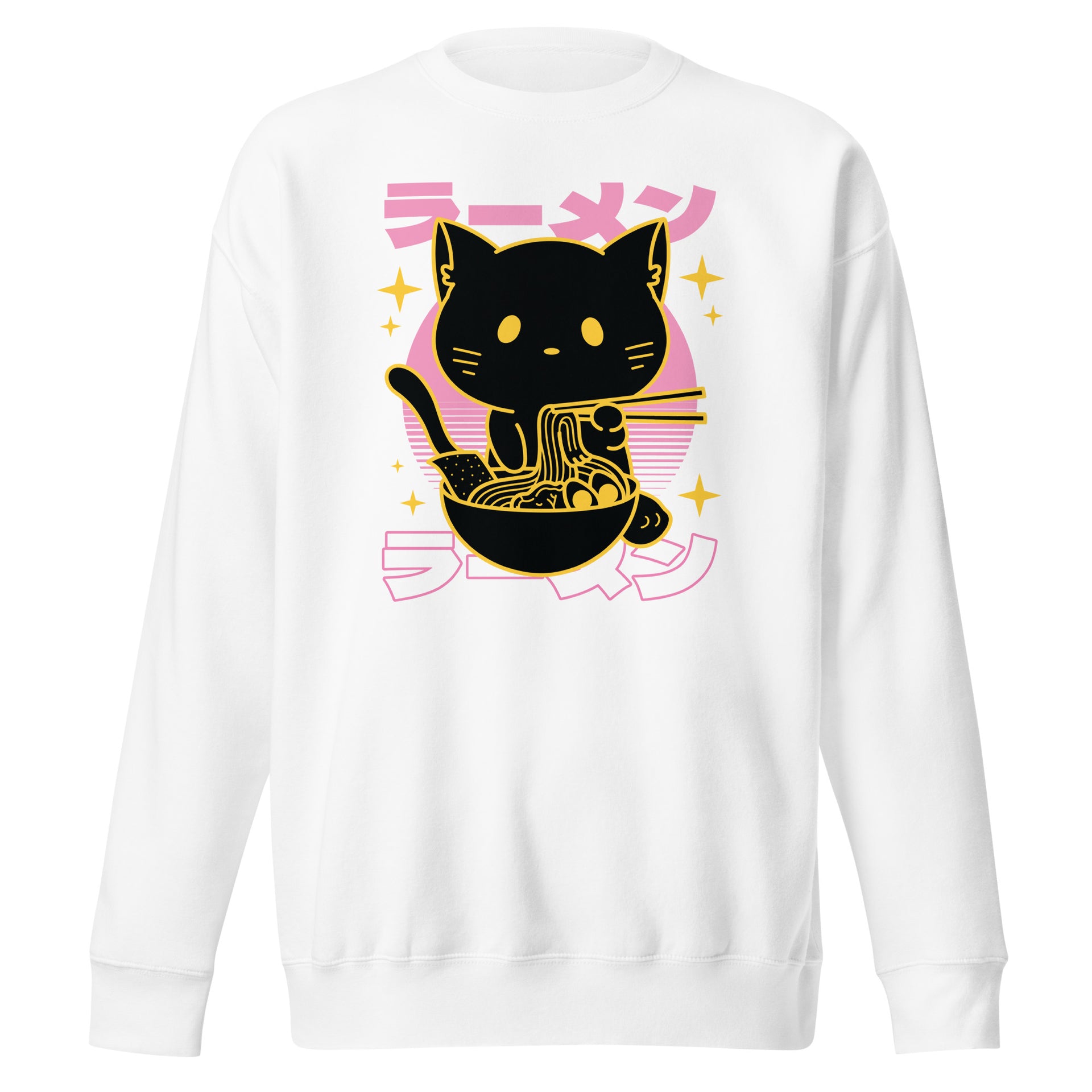 Cat Eating Ramen Unisex Sweatshirt