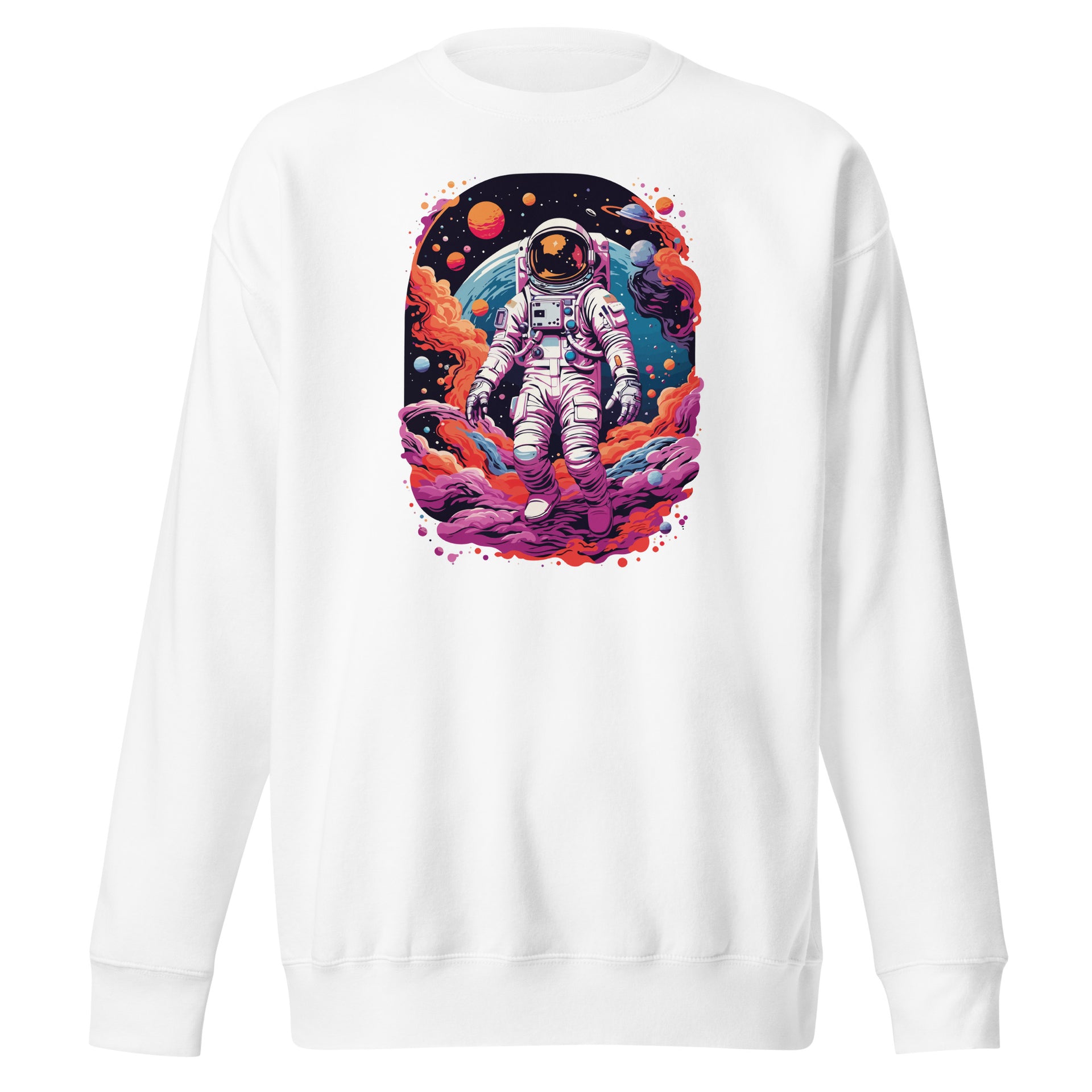 Colorful Astronaut Unisex Sweatshirt
