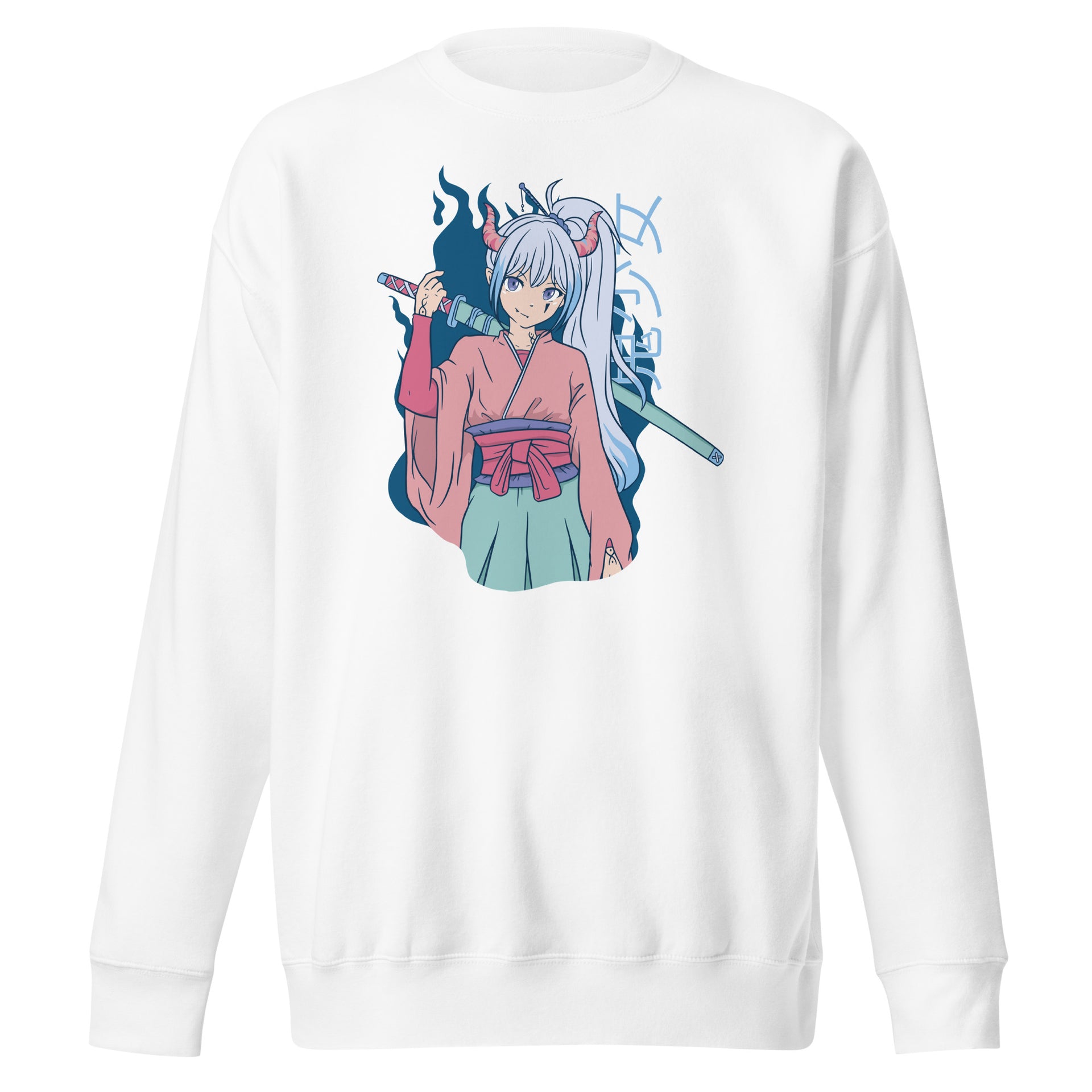 Anime Girl With Katana Unisex Sweatshirt