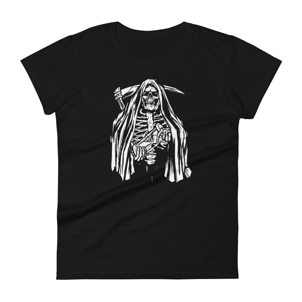 Skeleton Grim Reaper Women's T-Shirt