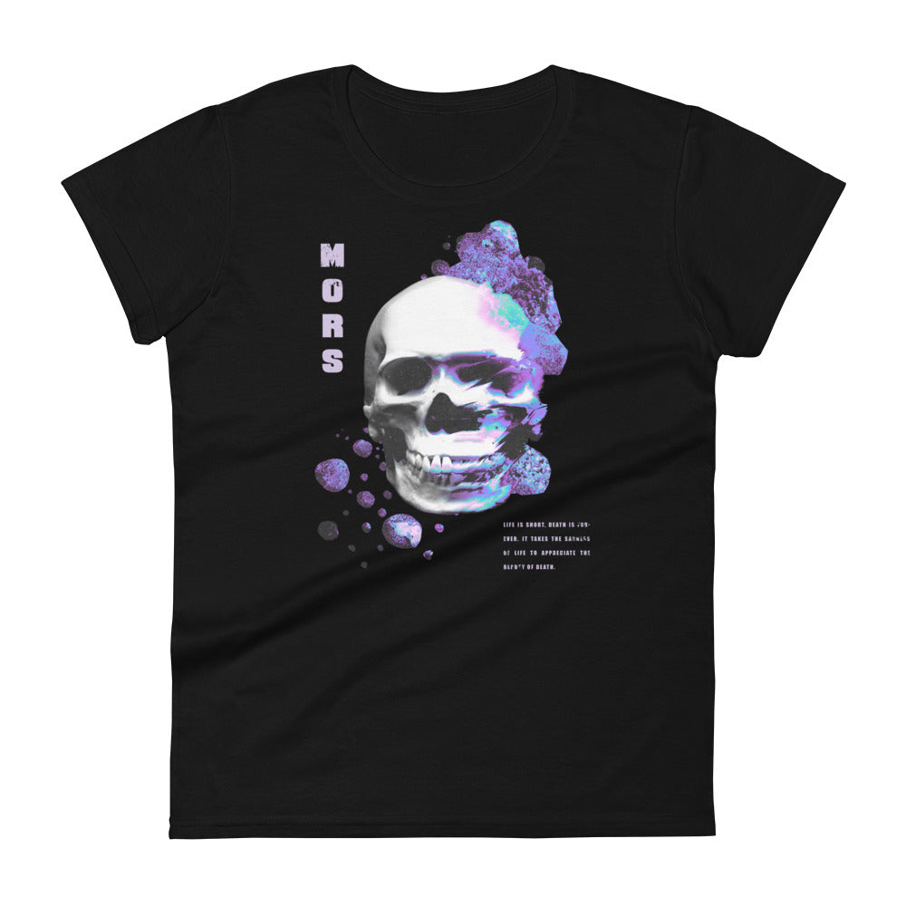 Trippy Skeleton With Mushrooms Women's T-Shirt