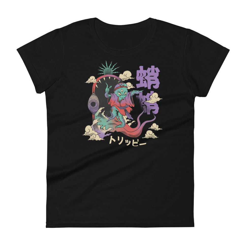 Japanese Psychedelic Octopus Women's T-Shirt