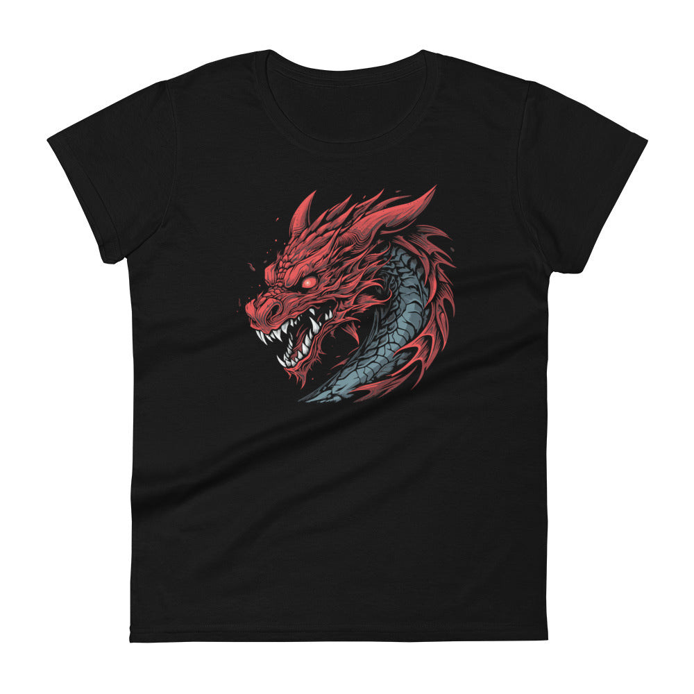 Fierce Red Dragon Women's T-Shirt
