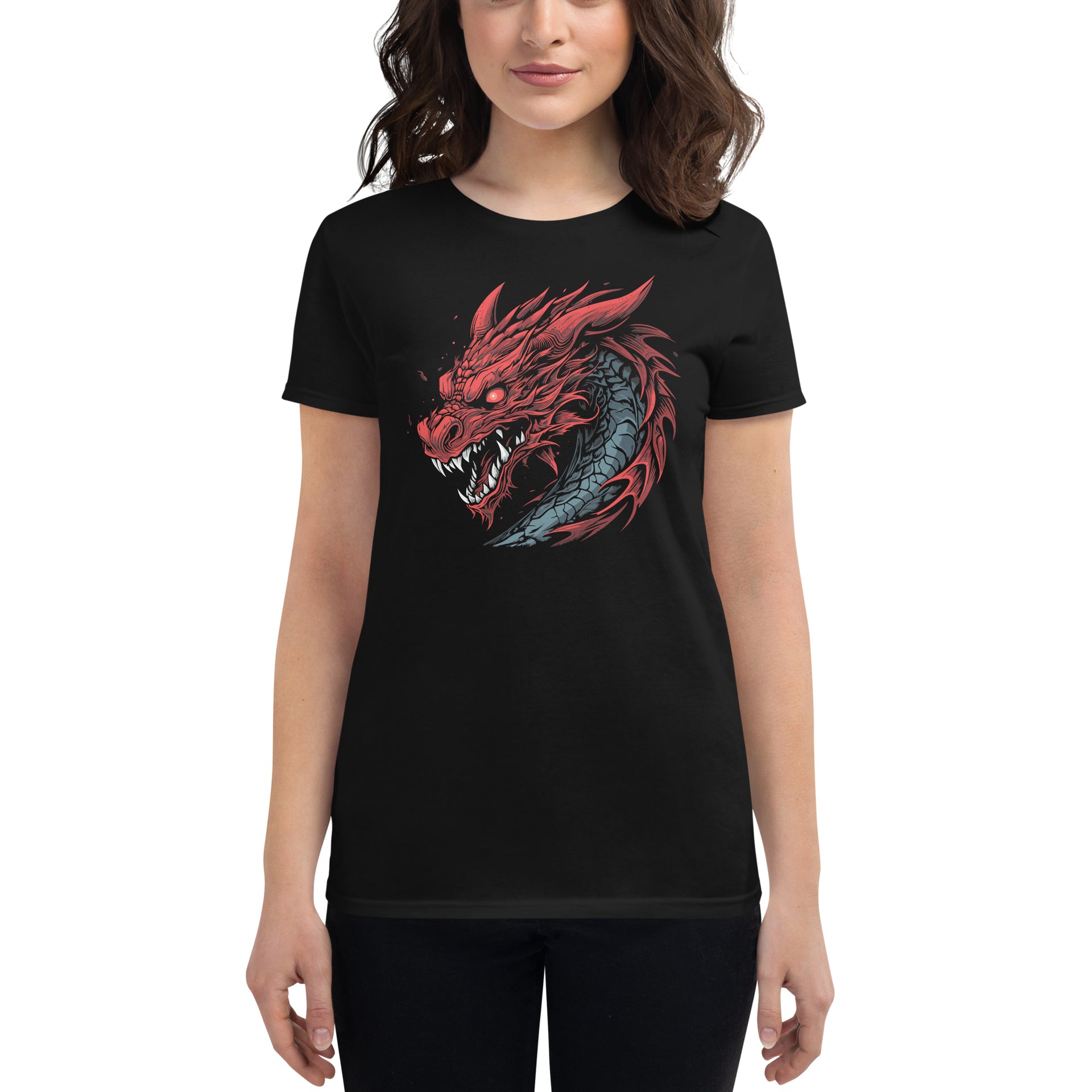 Fierce Red Dragon Women's T-Shirt