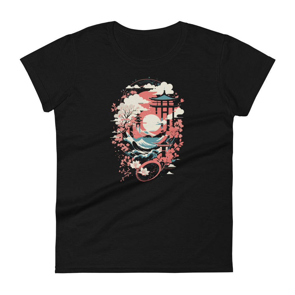 Traditional Japanese Temple Women's T-Shirt
