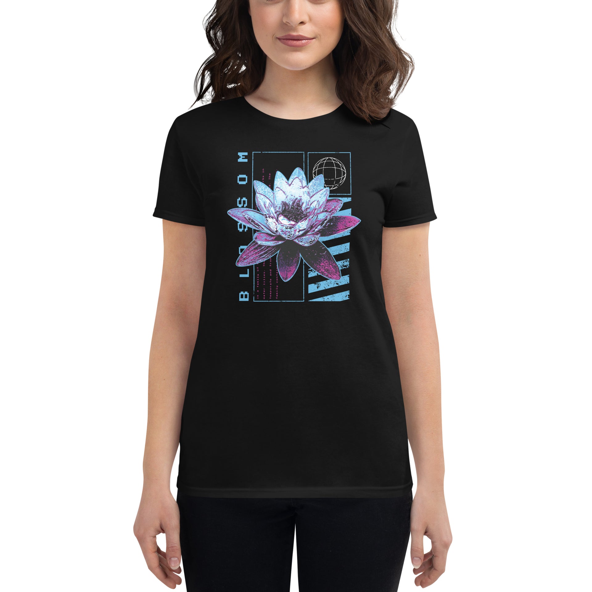 Metallic Lotus Flower Women's T-Shirt