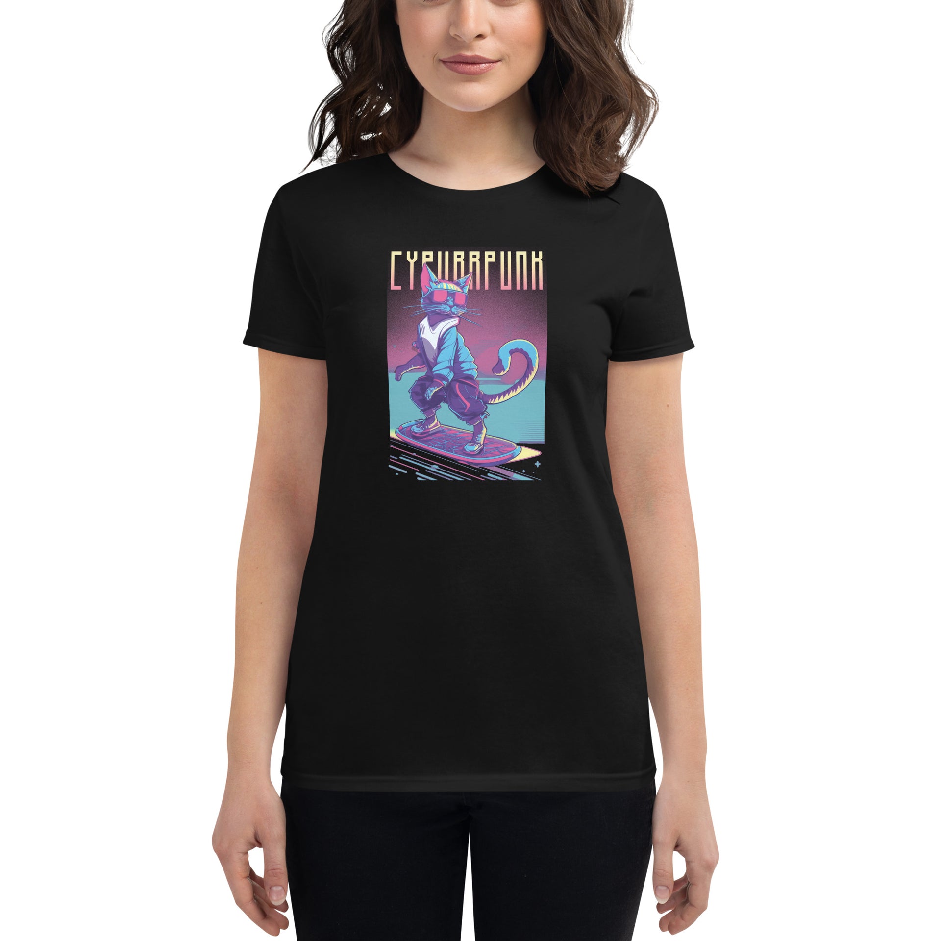 Cypurrpunk Women's T-Shirt