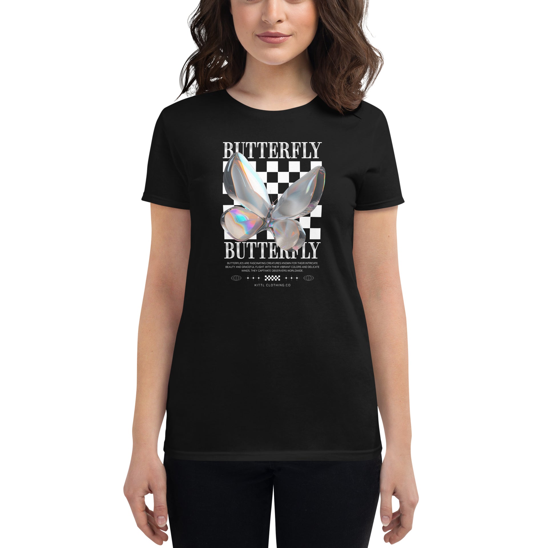Chrome Butterfly Women's T-Shirt