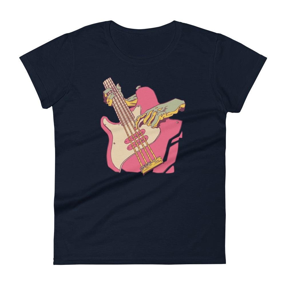 Retro Bass Guitar Women's T-Shirt