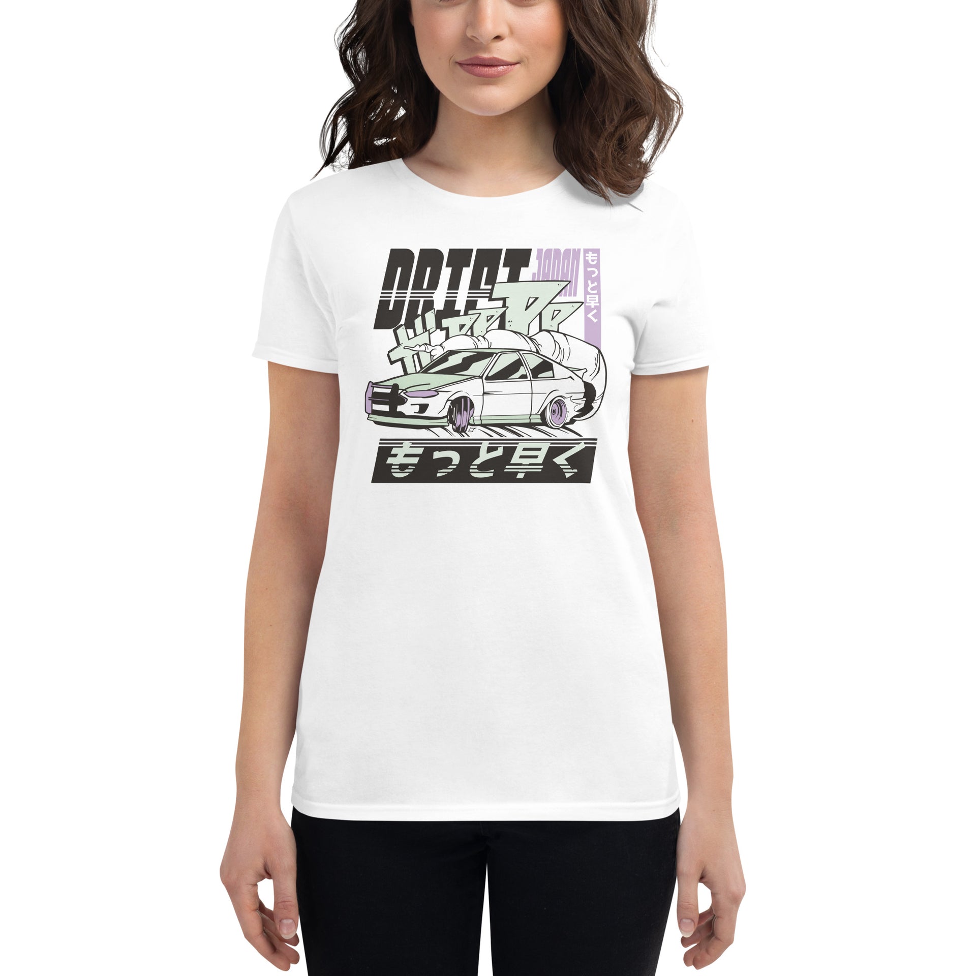 Japanese Drift Car Women's T-Shirt