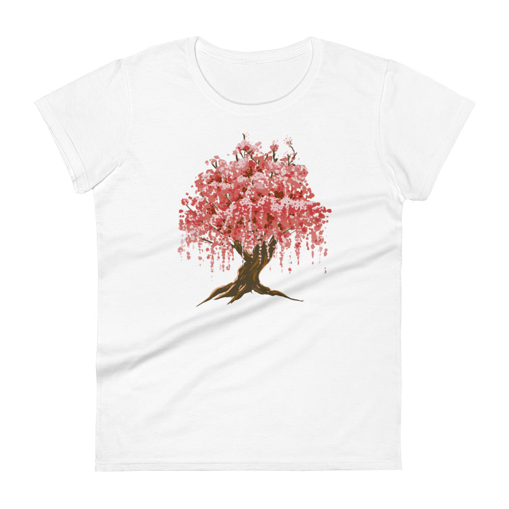 Japanese Sakura Tree Women's T-Shirt
