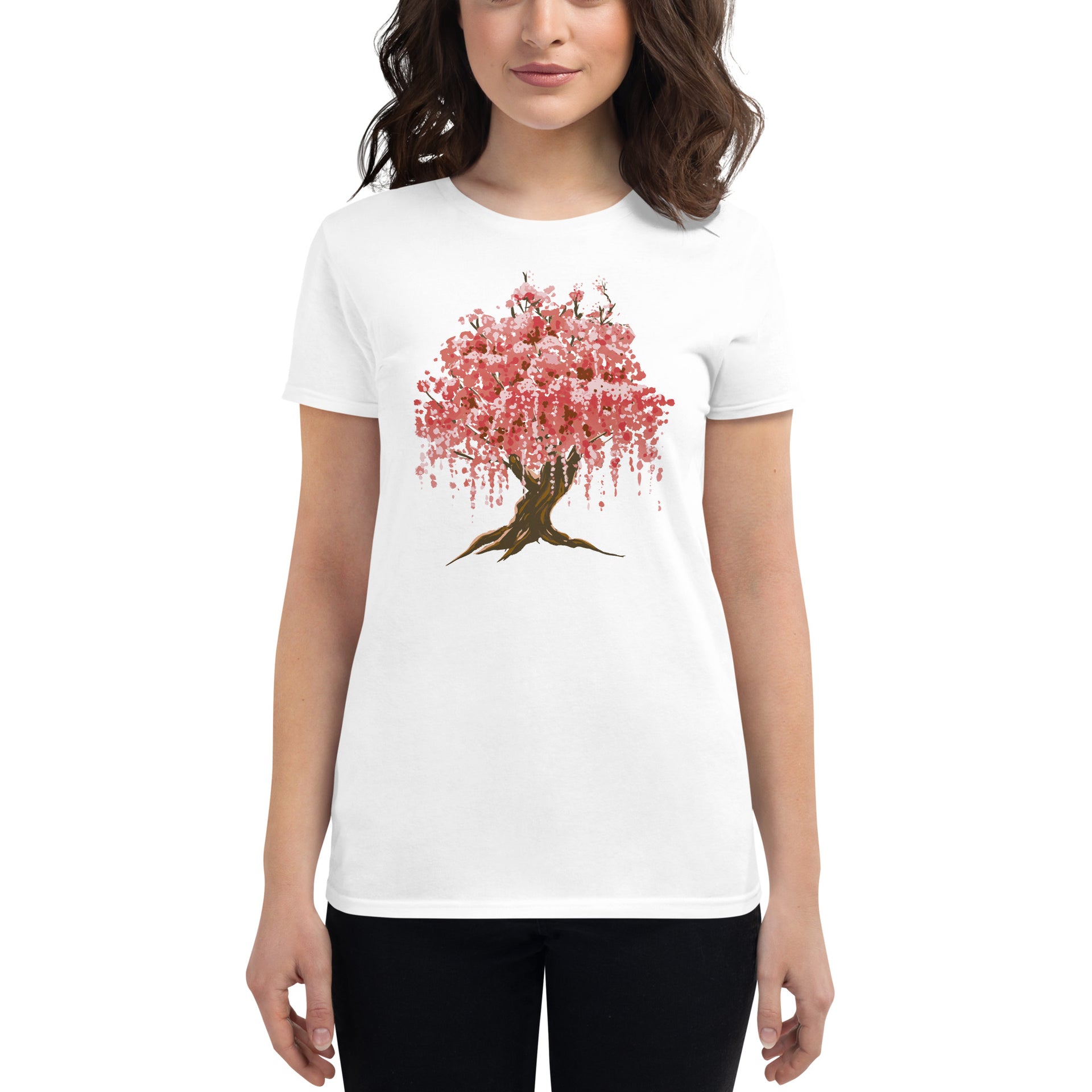 Japanese Sakura Tree Women's T-Shirt