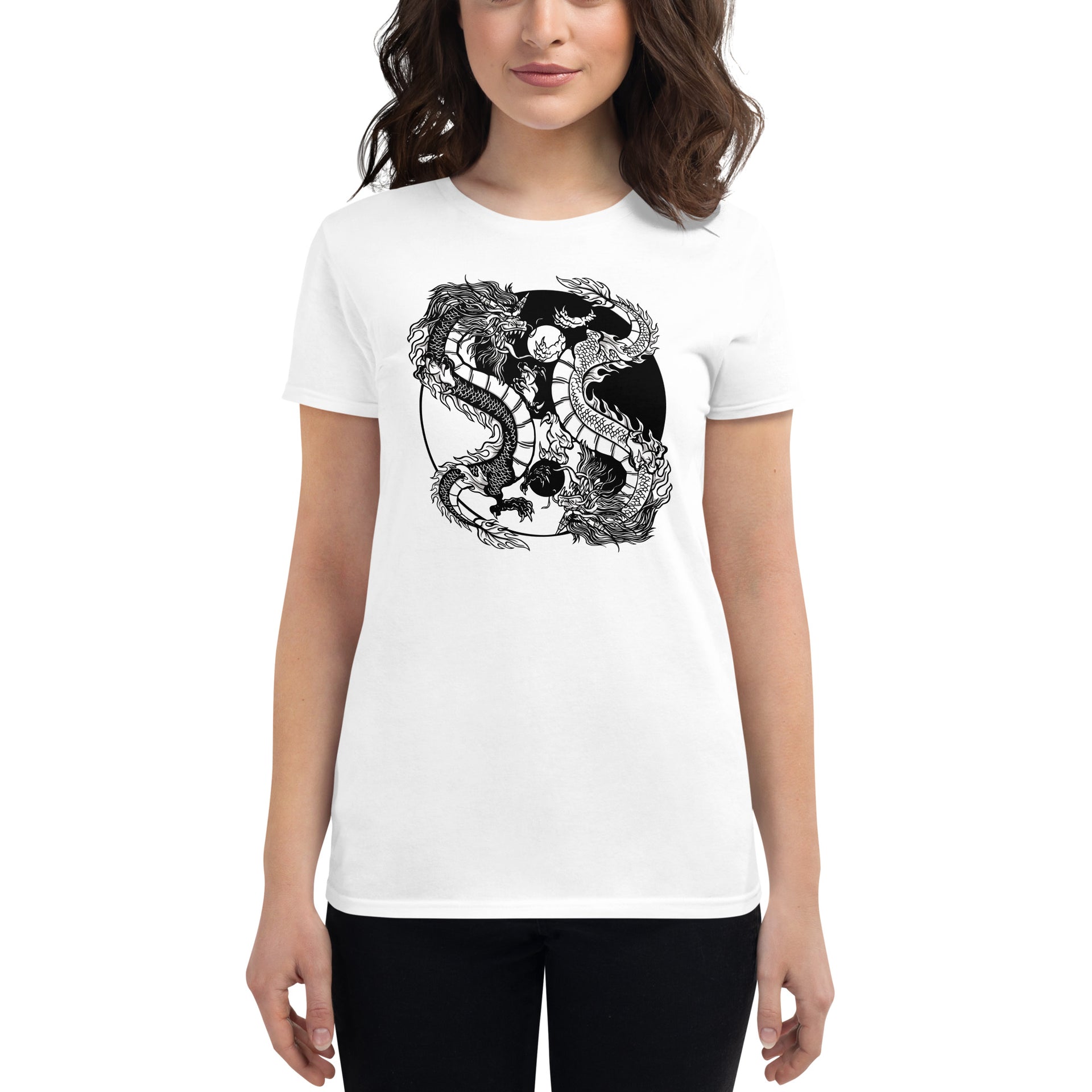 Dragon Yin Yang Women's T-Shirt