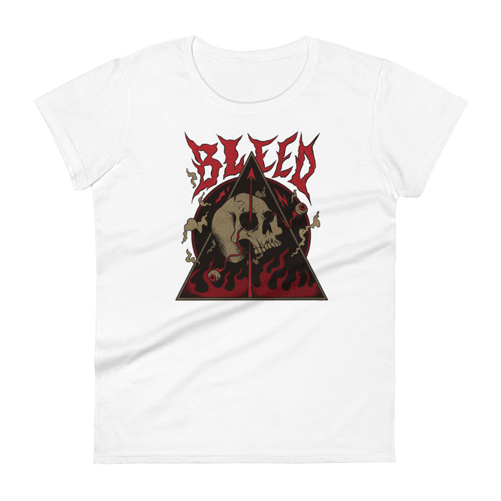 Skeleton In Hell Women's T-Shirt