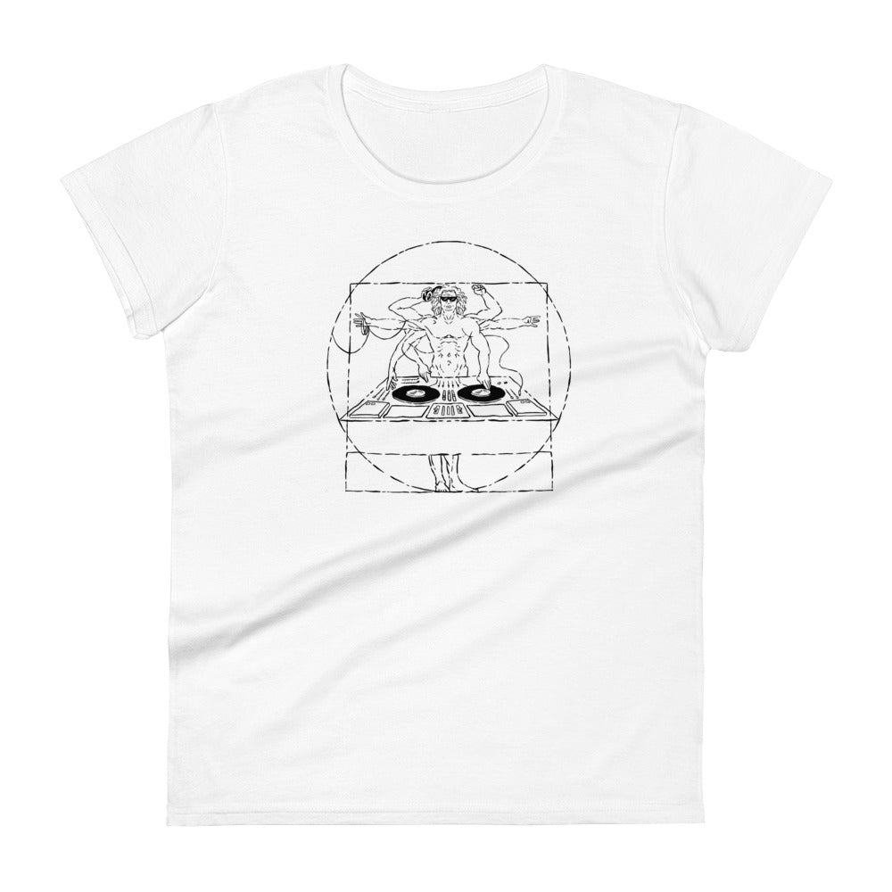 Vitruvian Man DJ Women's T-Shirt