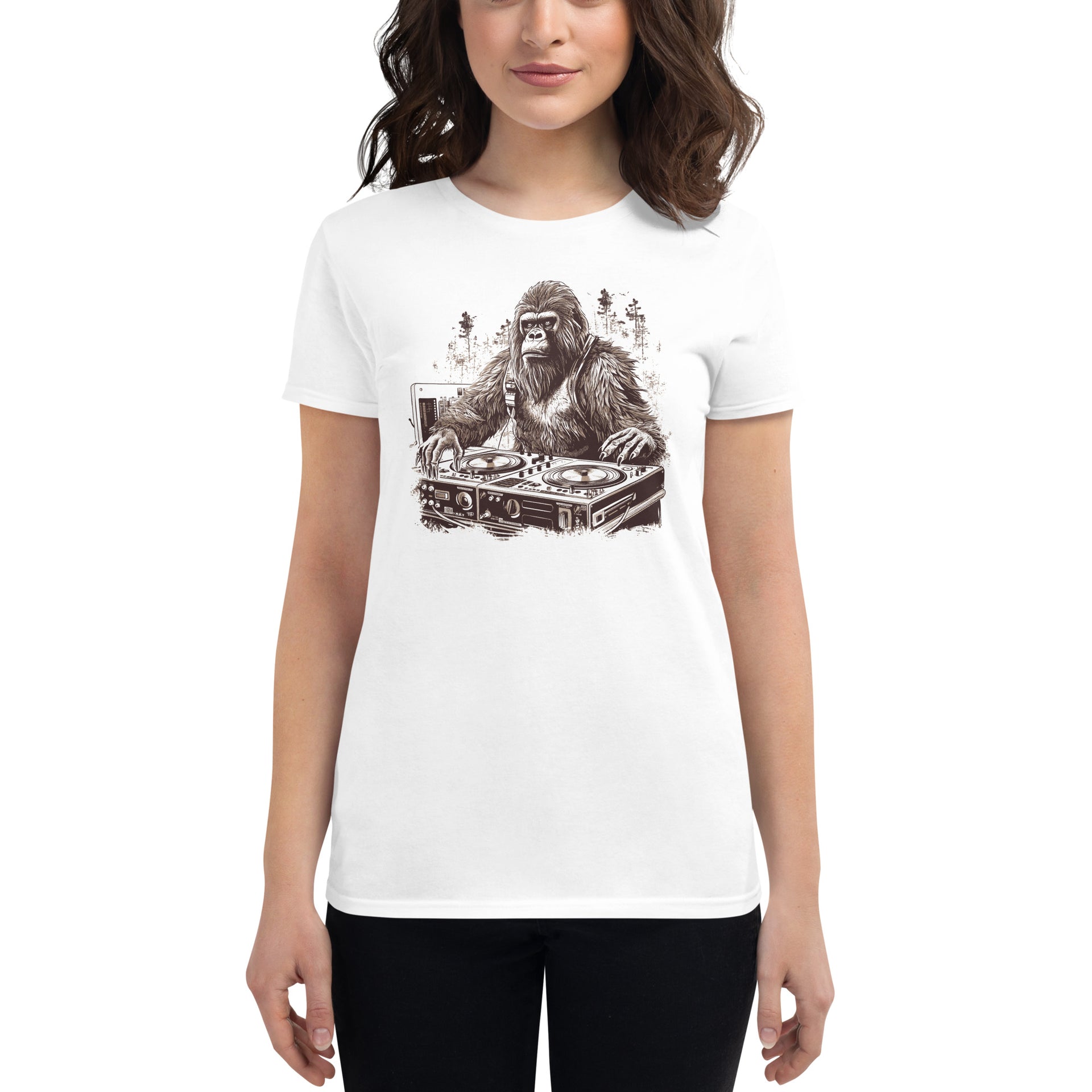 Bigfoot DJ Women's T-Shirt