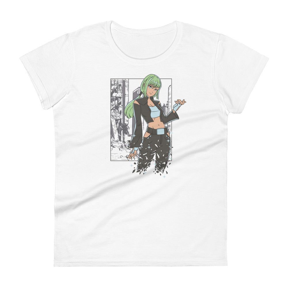 Post Apocalyptic Anime Girl Women's T-Shirt