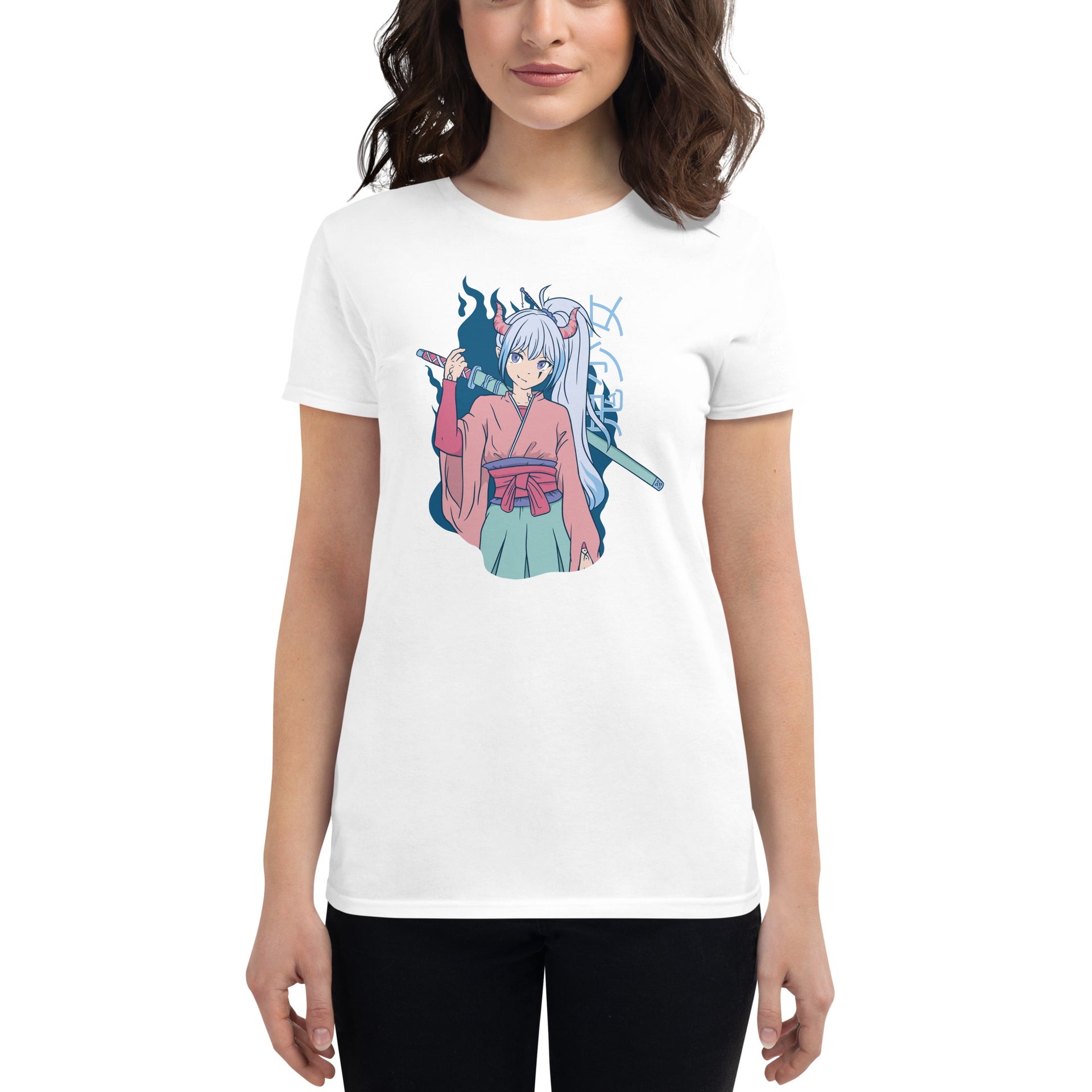 Anime Girl With Katana Women's T-Shirt