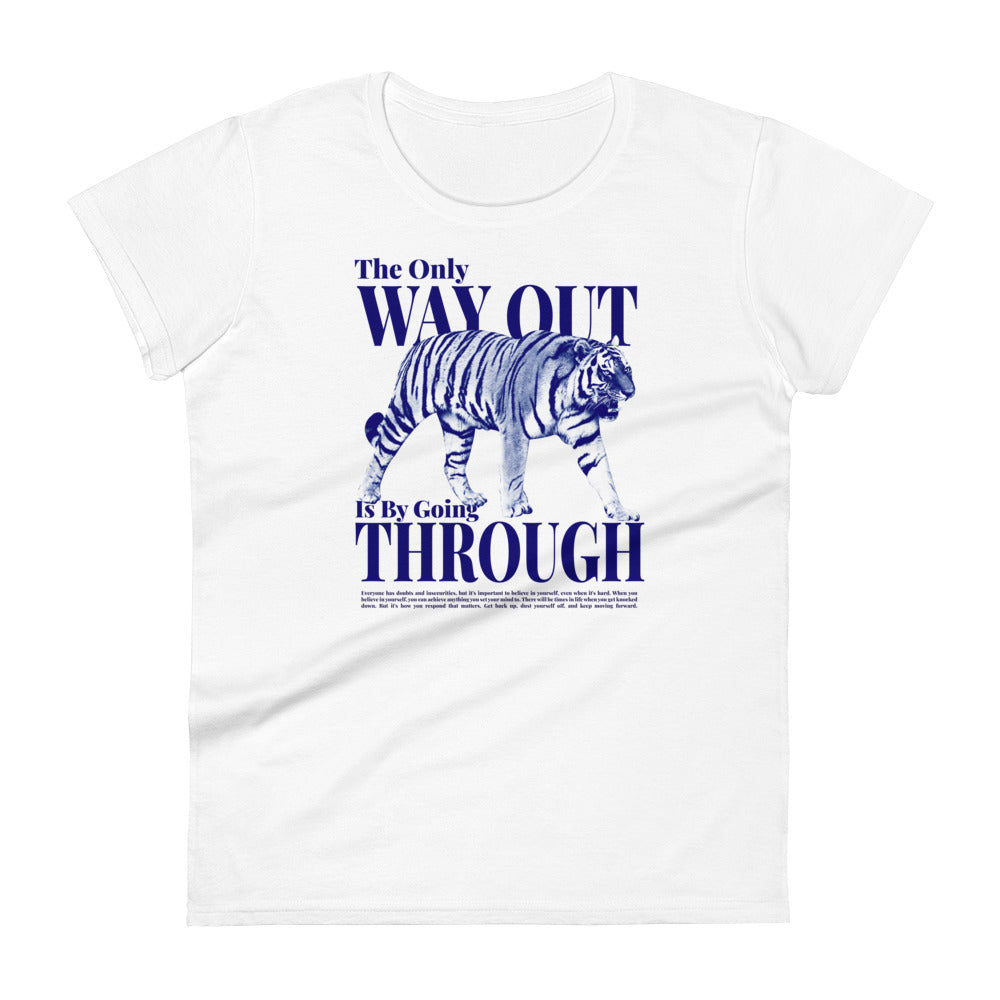 Powerful Tiger Quote Women's T-Shirt