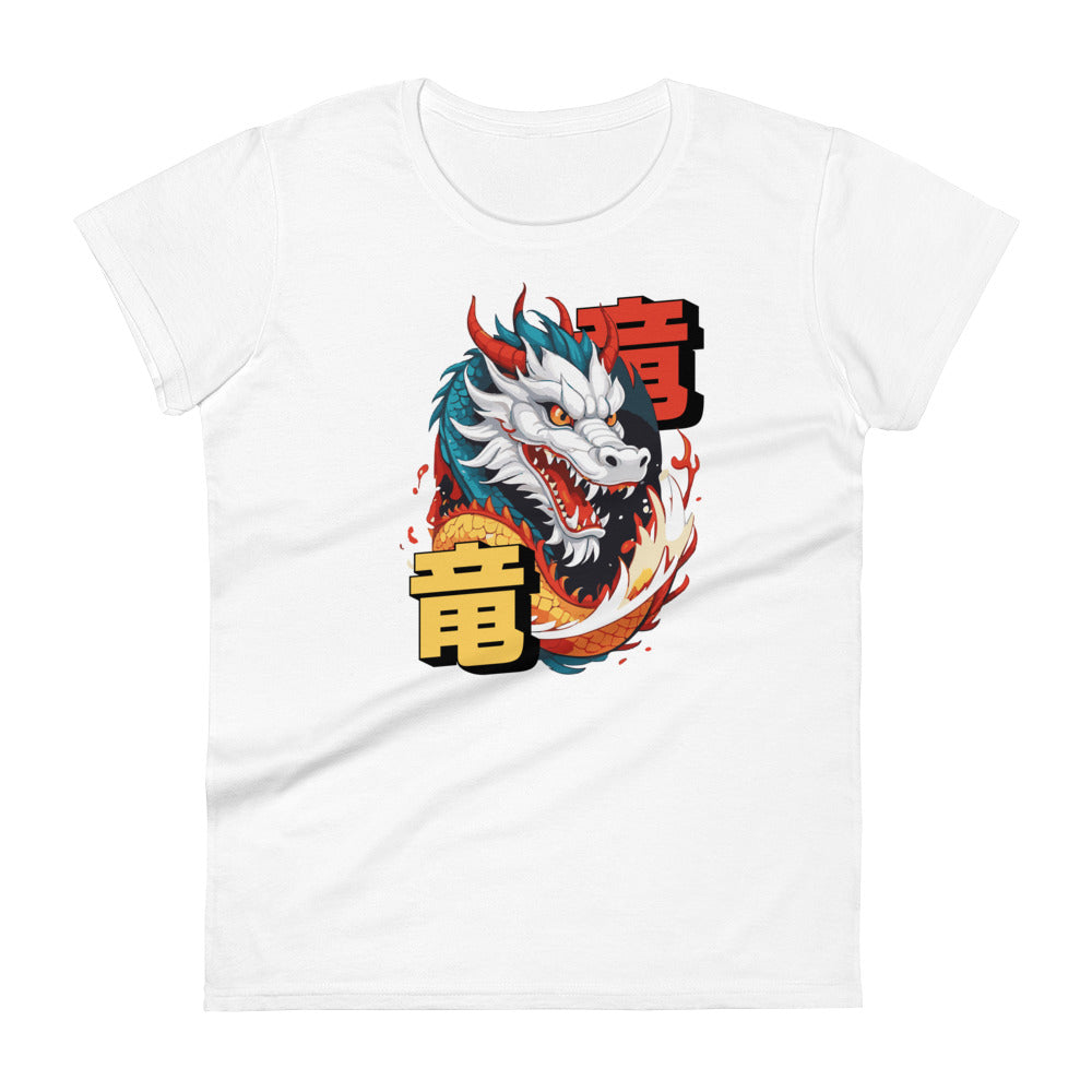 Colorful Chinese Dragon Women's T-Shirt