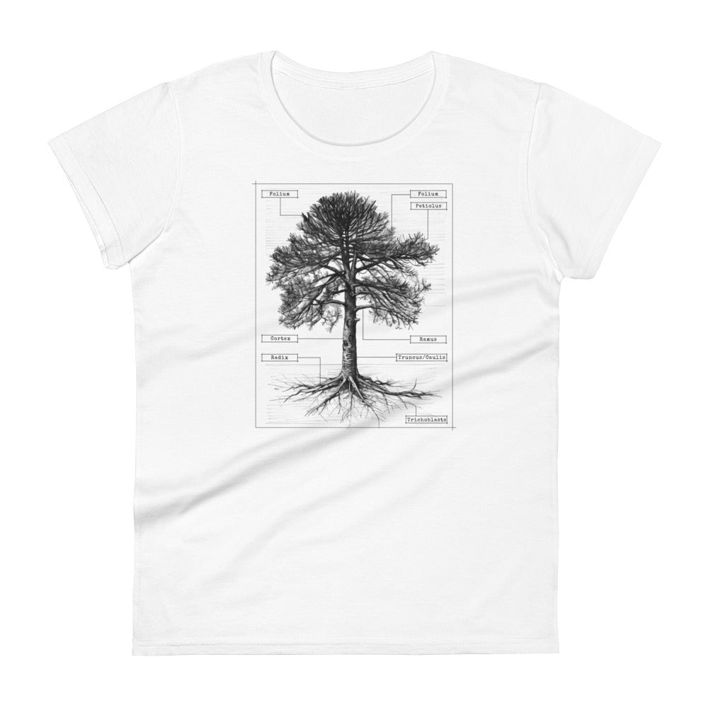 Botanical Tree Anatomy Women's T-Shirt