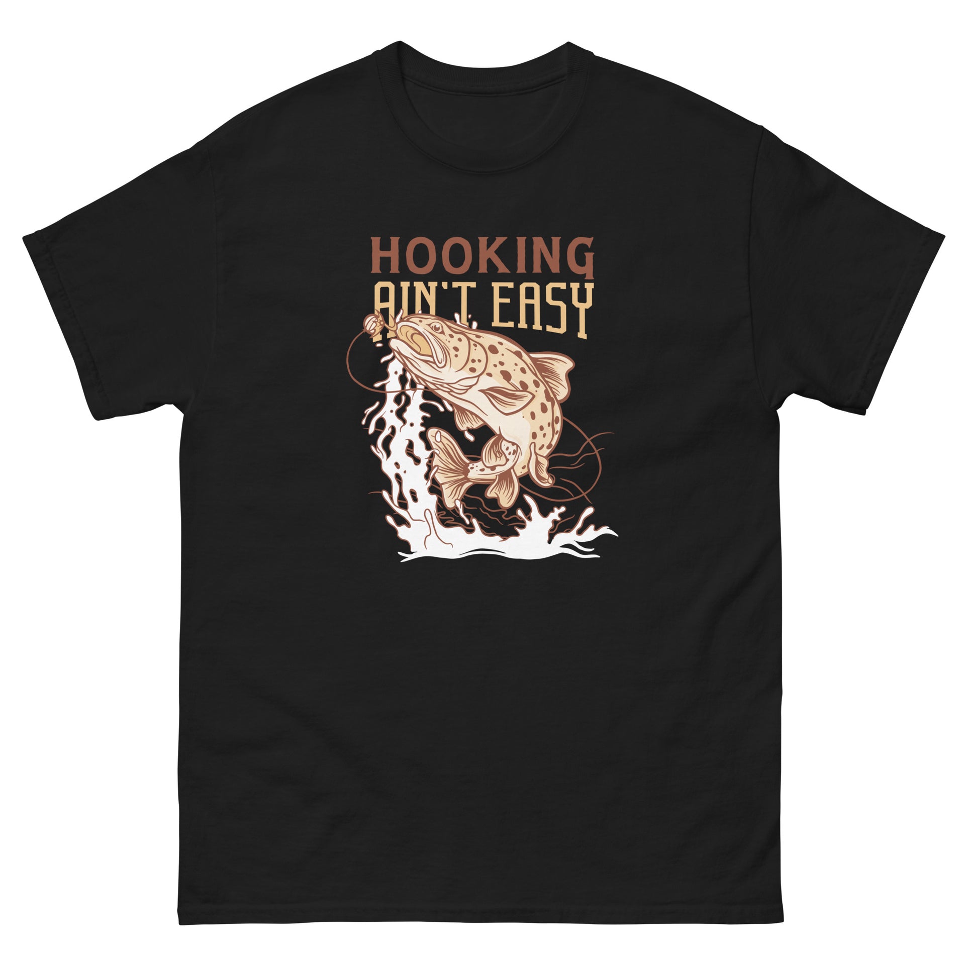 Fishing Makes Me Happy Men's T-Shirt
